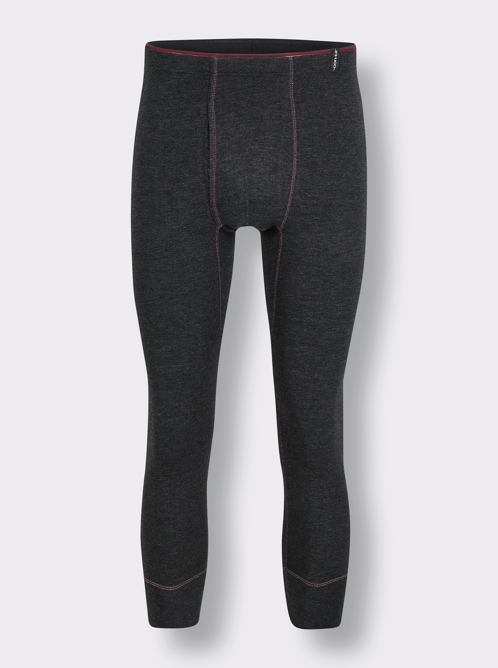 3/4 Unterhose - anthrazit-geringelt