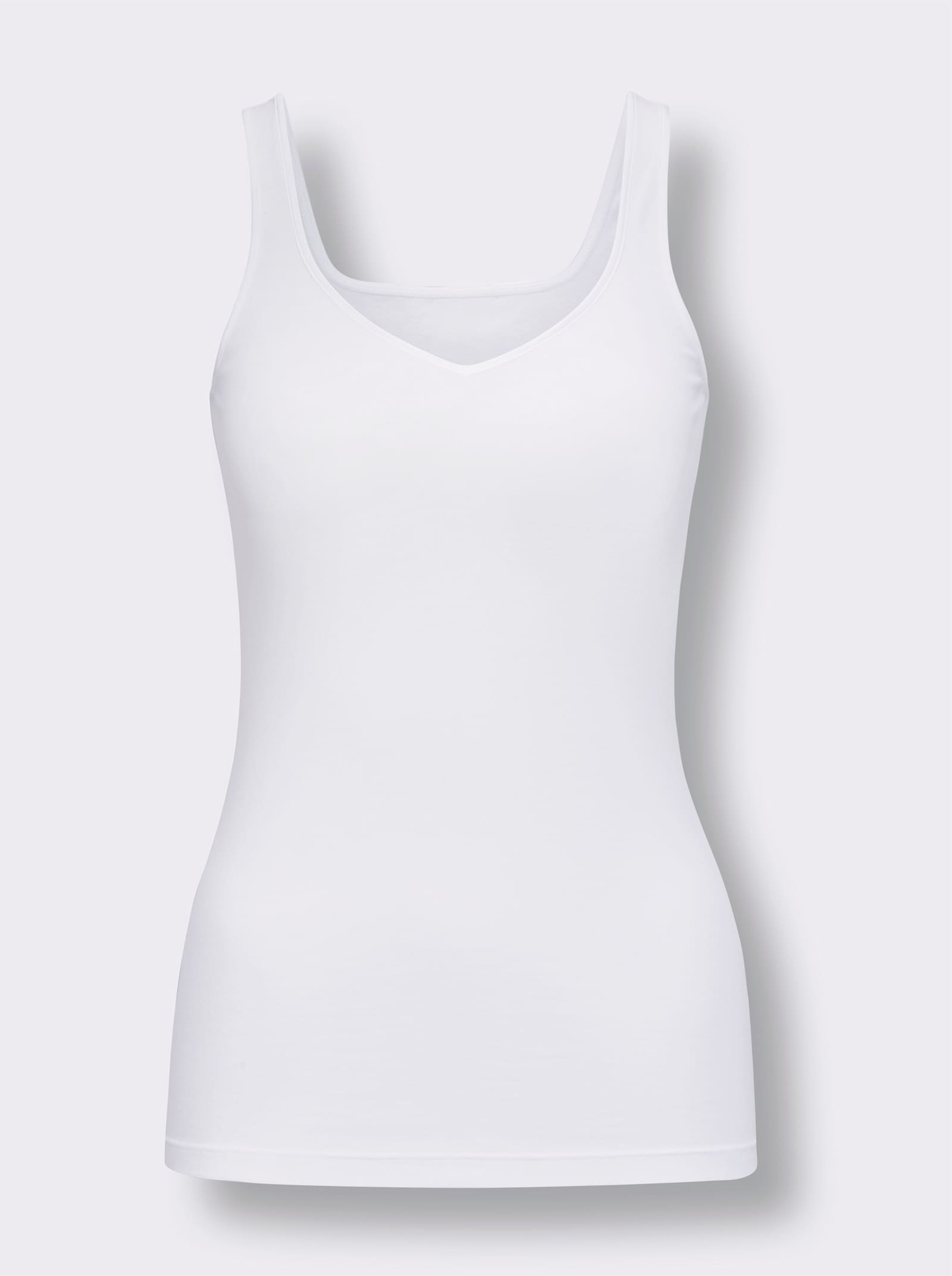 Mey Linne utan sidosömmar - vit