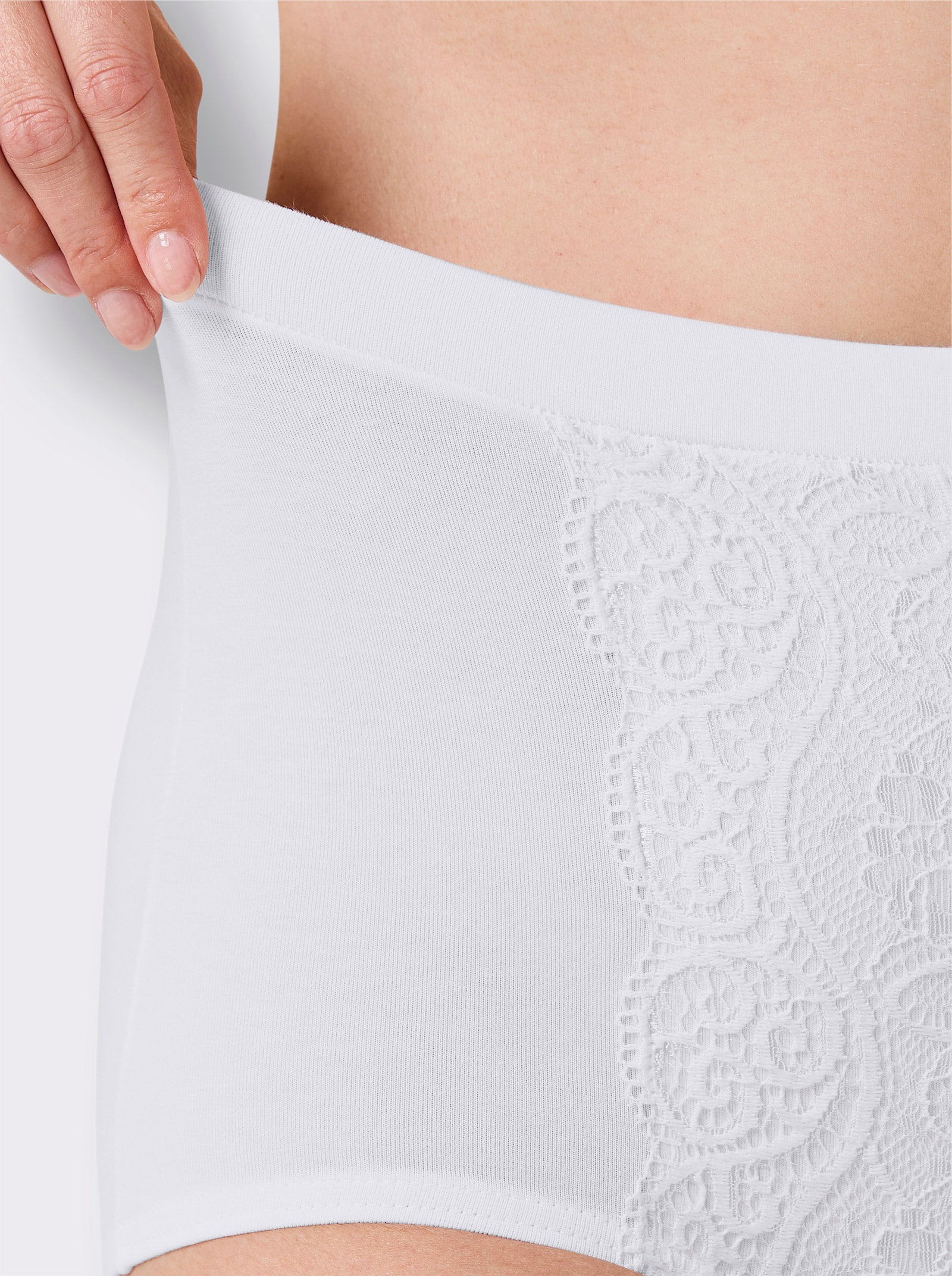 wäschepur Formslip - weiss