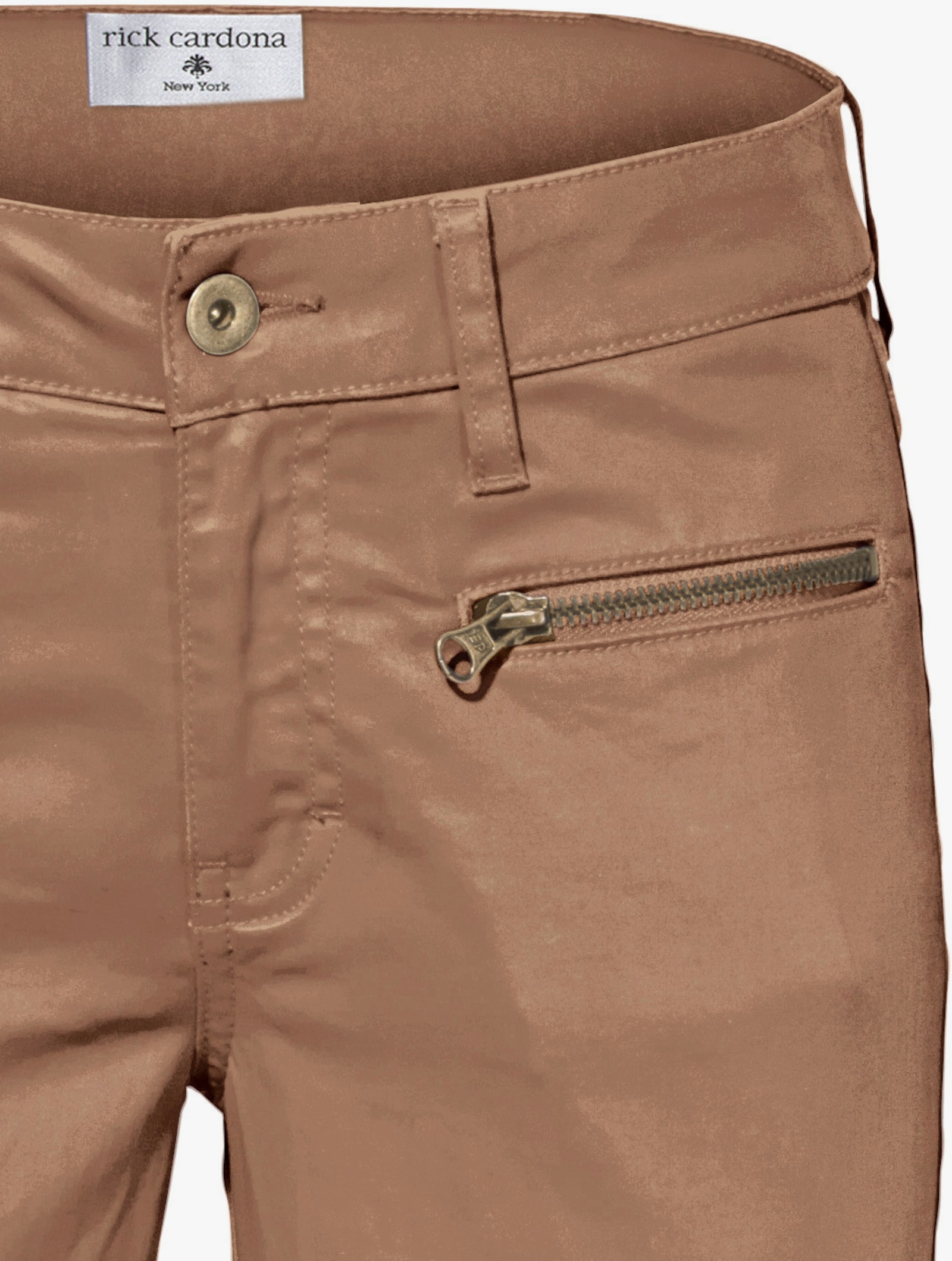 heine Röhrenhose in Stretch-Qualität - nougat