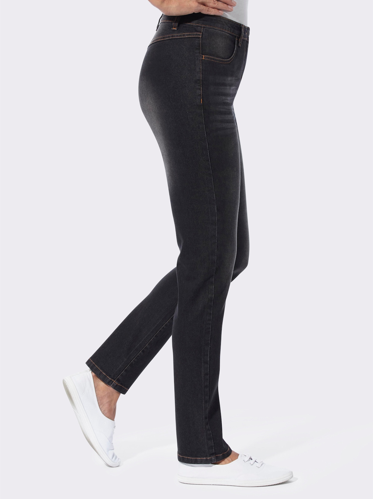 jeans - black denim