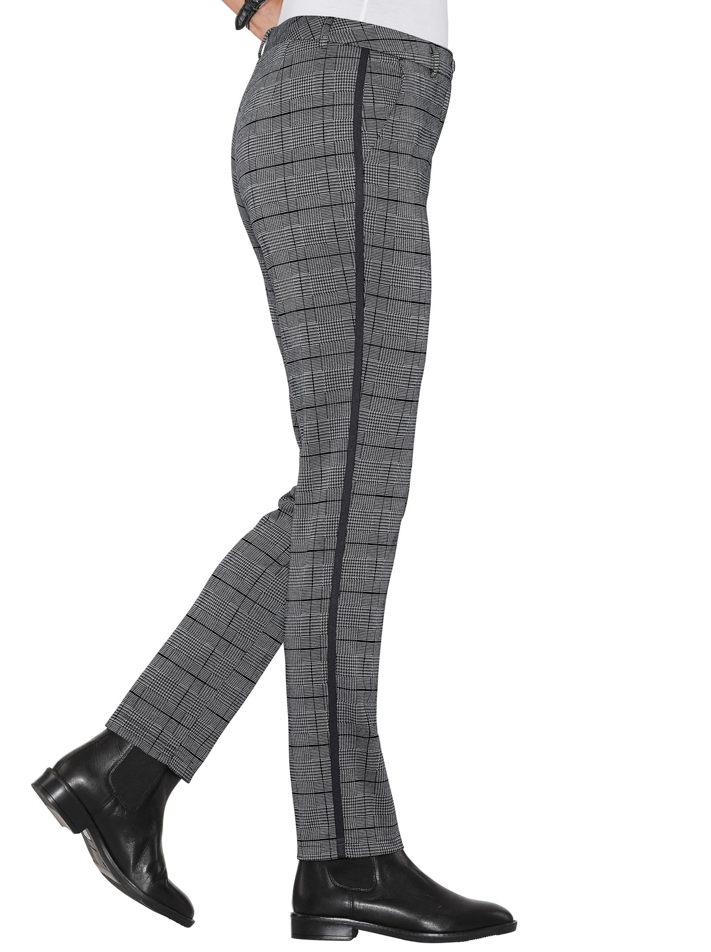 Hose - schwarz-weiß