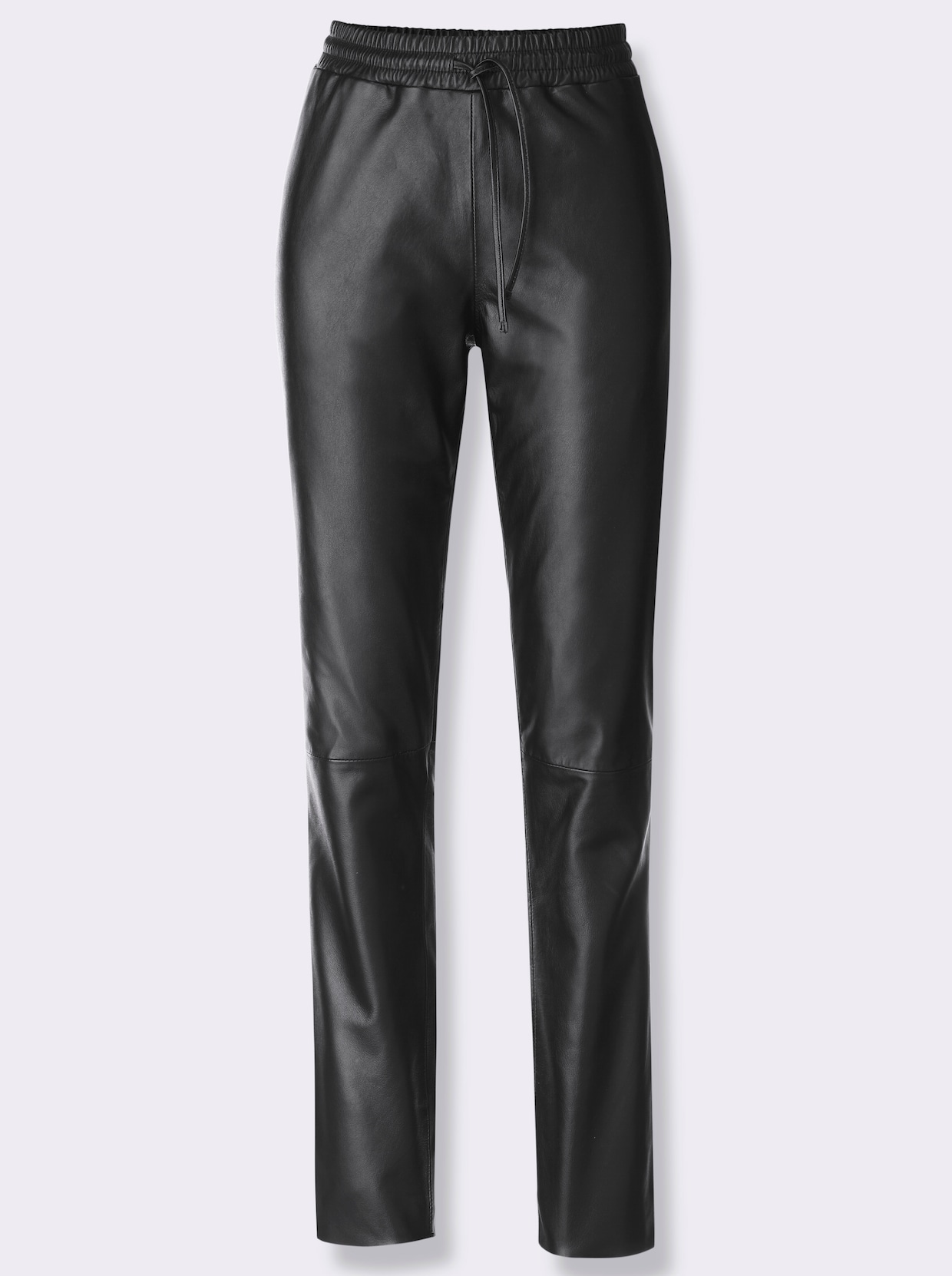 Pantalon en cuir - noir