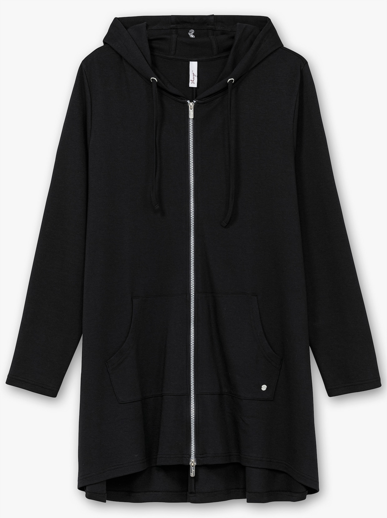 sheego Shirtjacke - schwarz