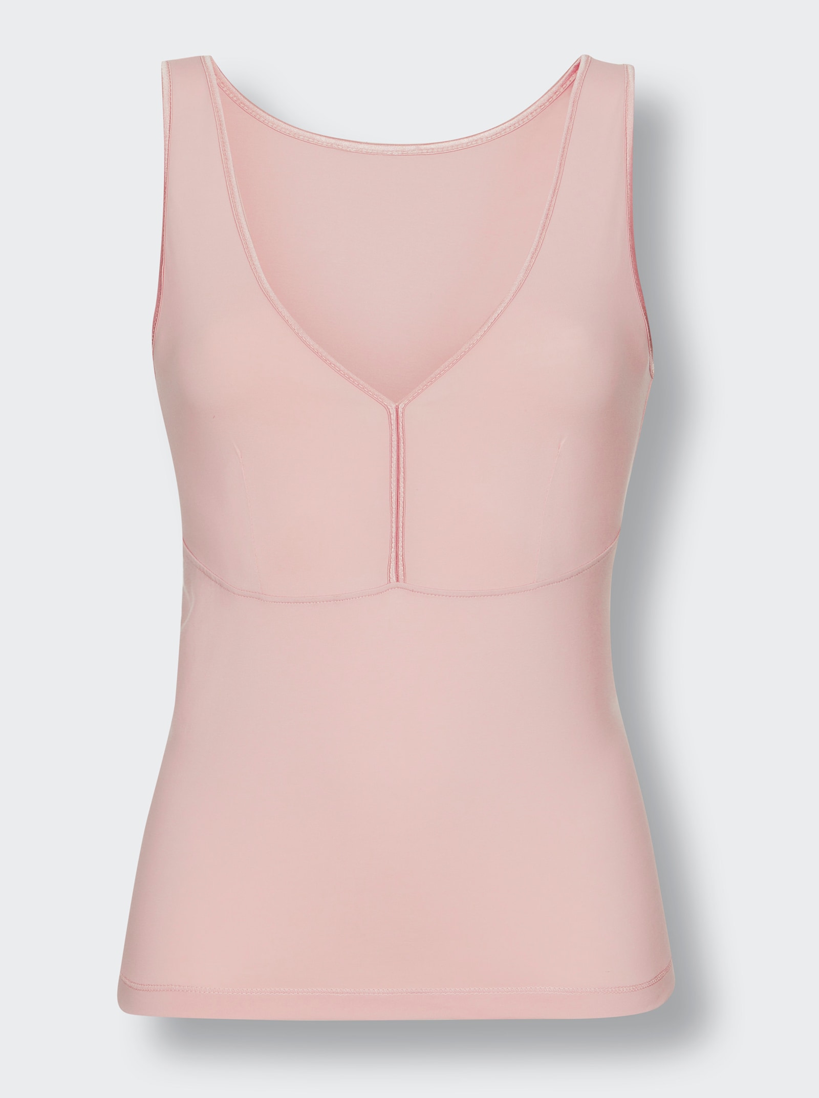 wäschepur BH-Hemd - puder + hellgrau