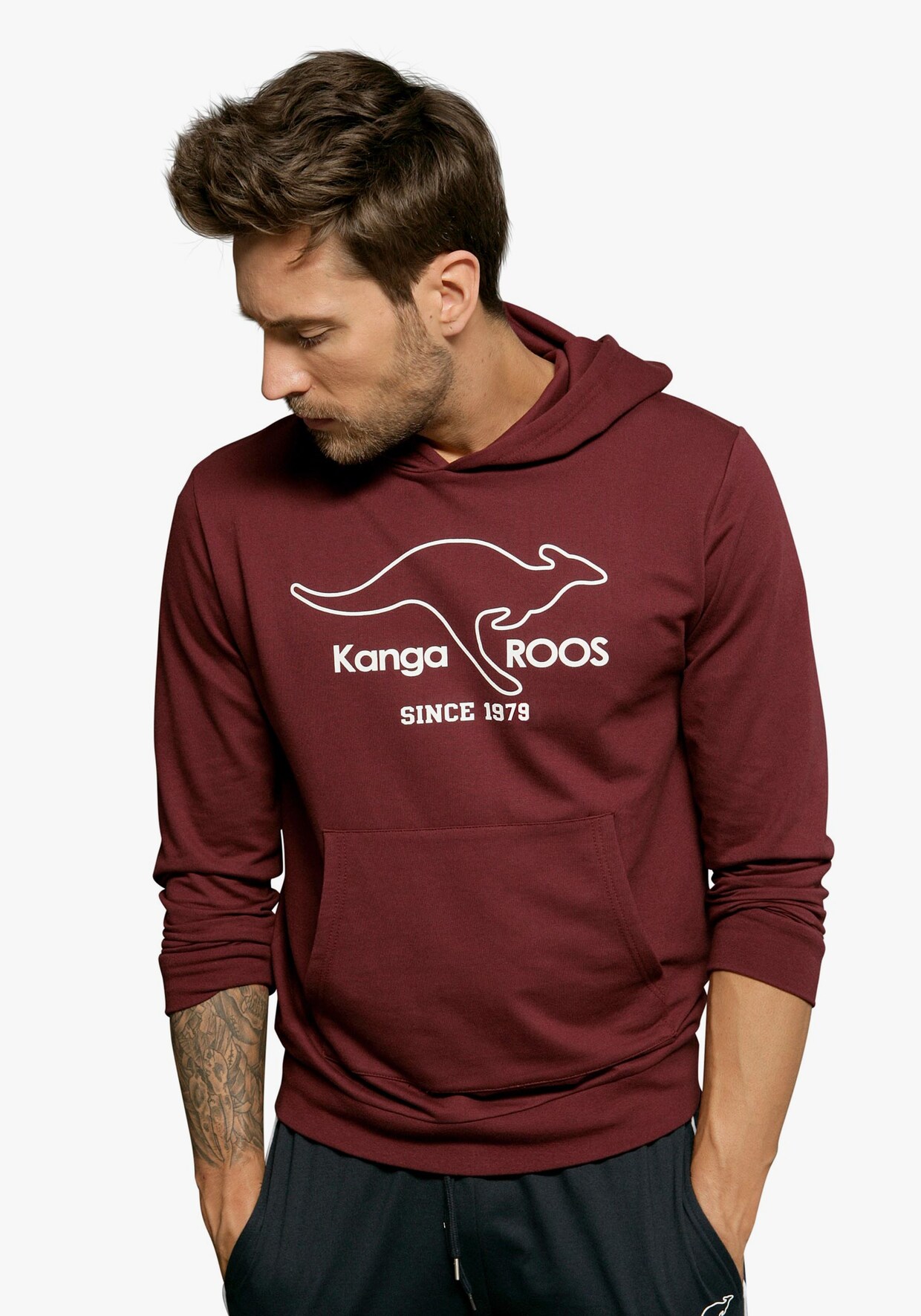 KangaROOS Kapuzensweatshirt - bordeaux