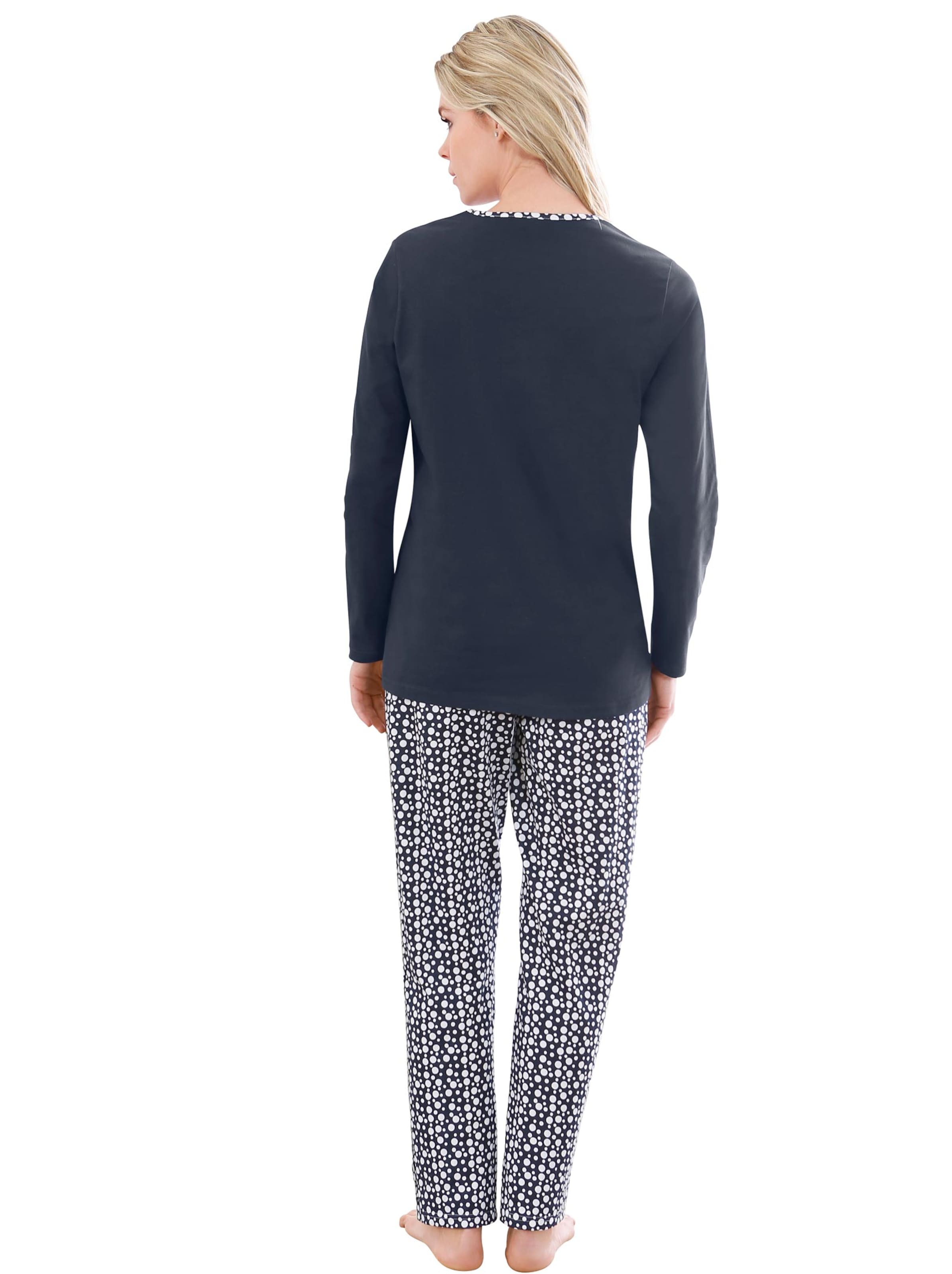 Schlafanzug - marine-bedruckt