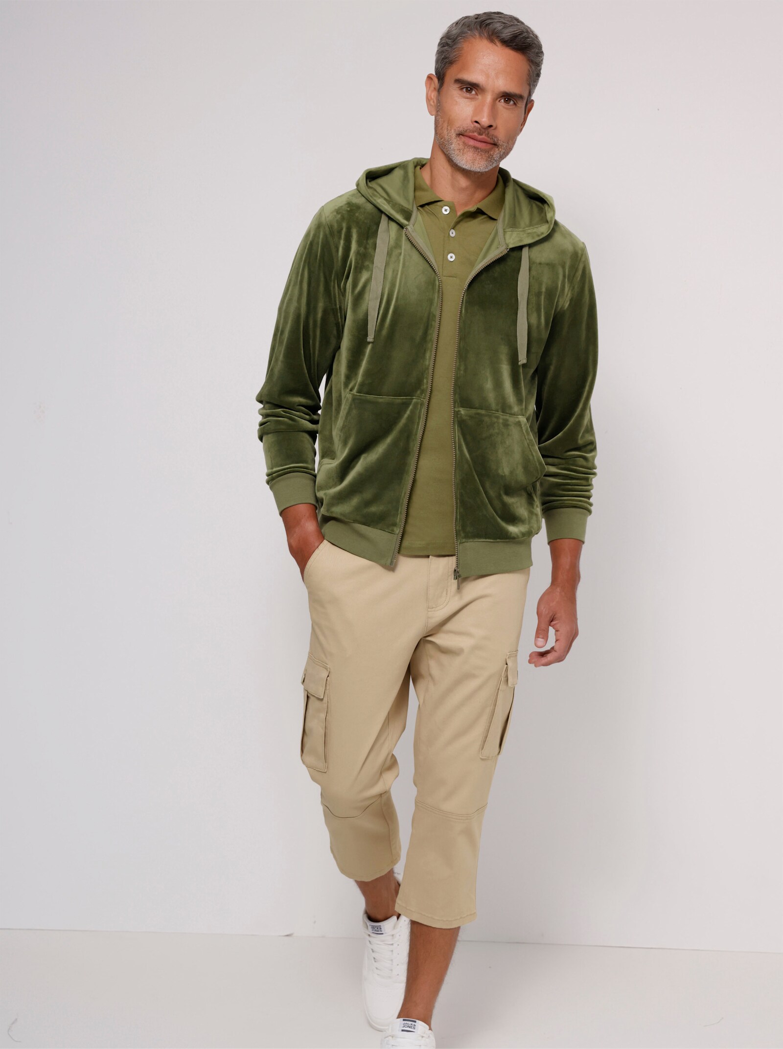 Cargohose in 7/8-Länge - beige