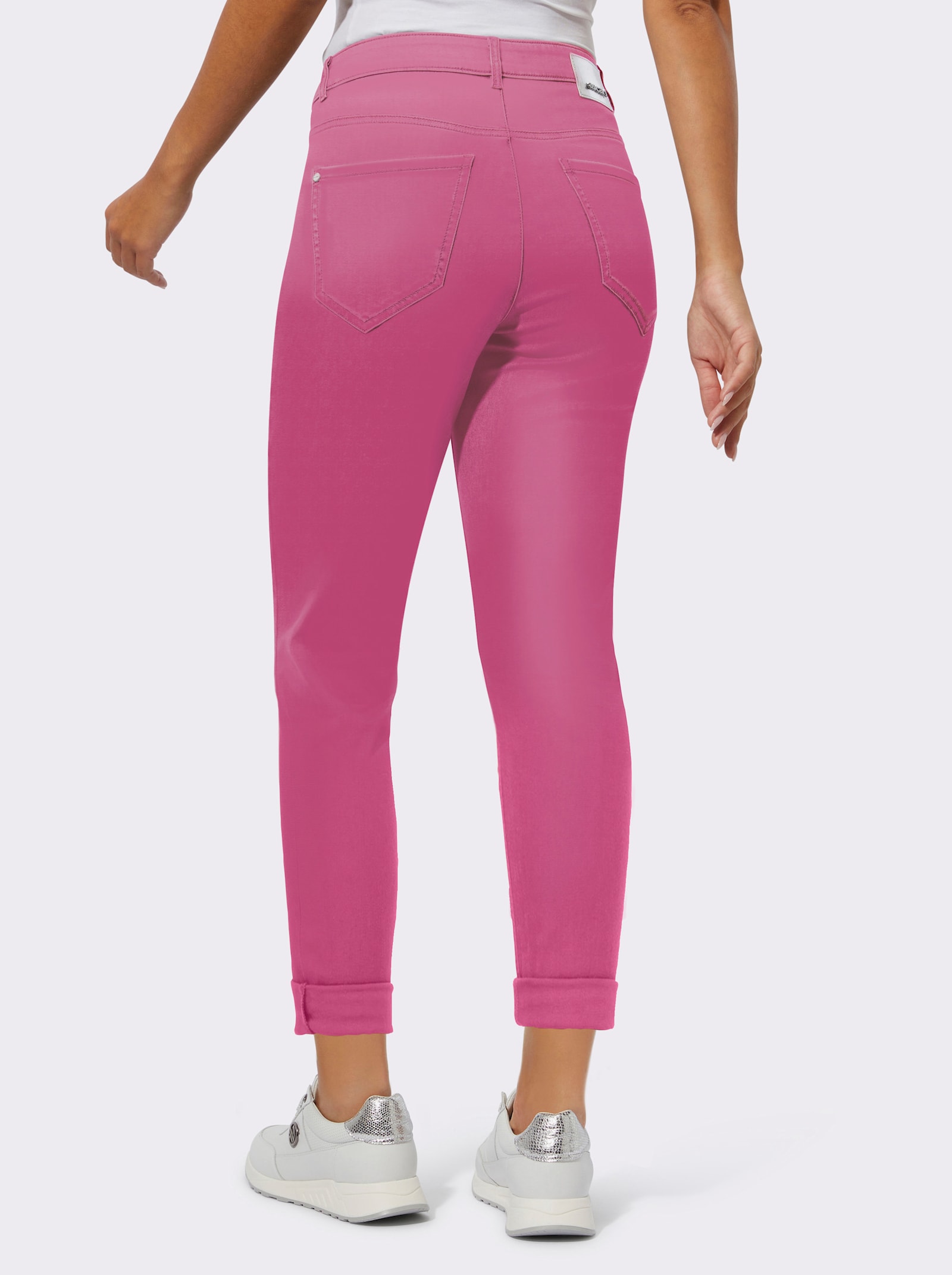 Ascari 5-Pocket-Jeans mit Push-up-Effekt - fuchsia