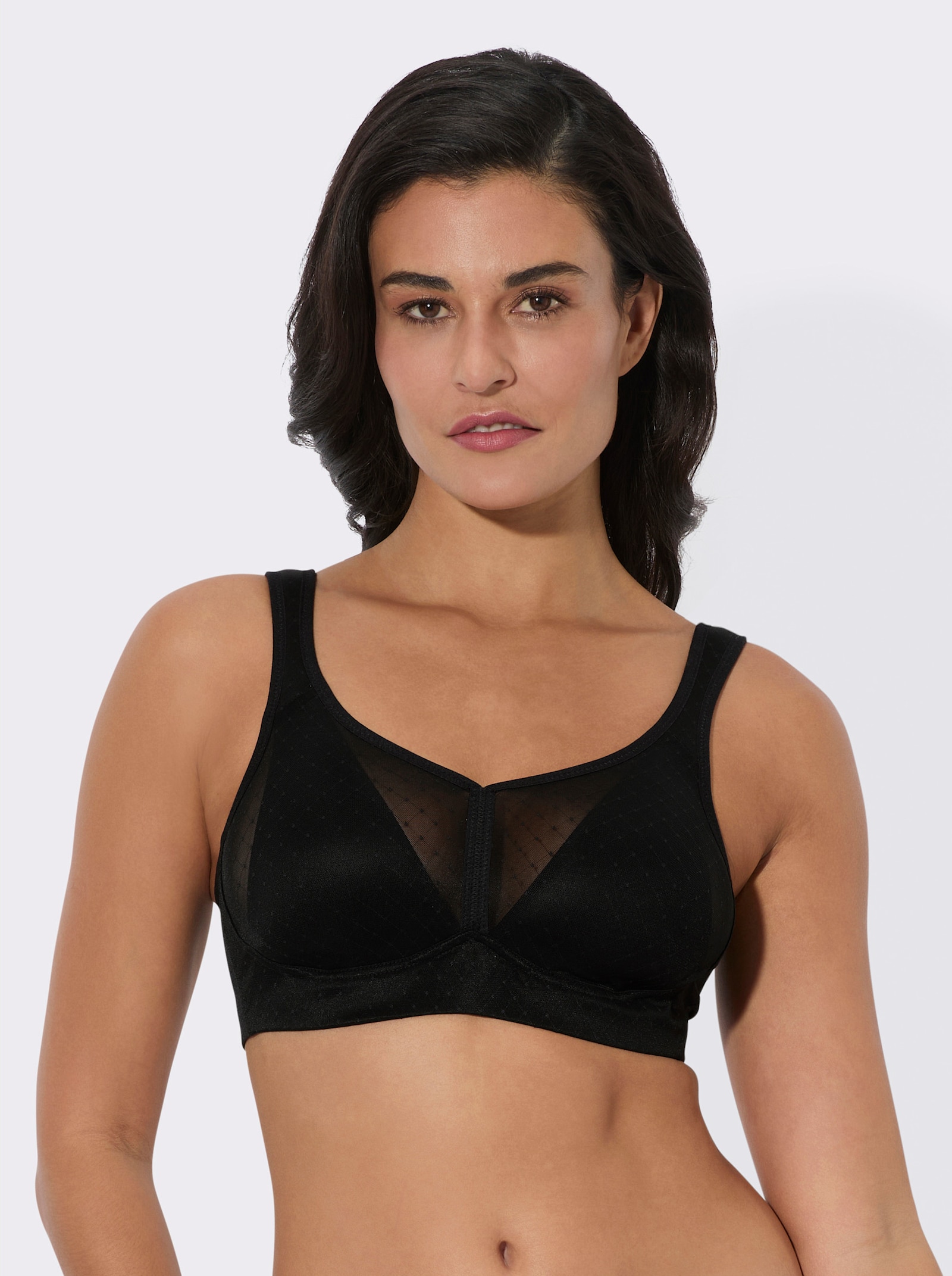 Soutien-gorge confort sans armatures - noir