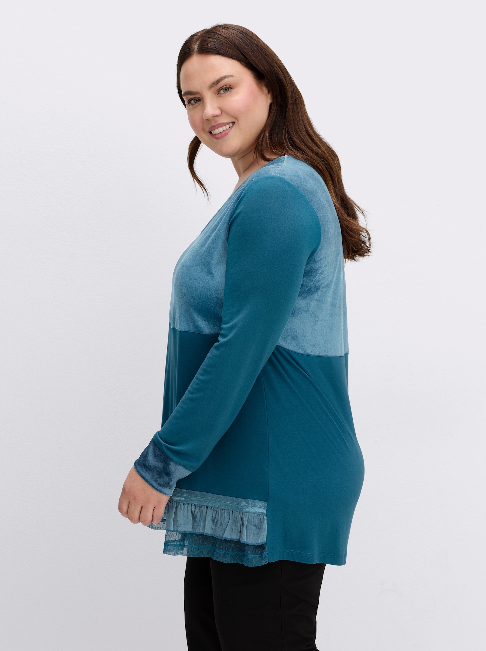 sheego by Joe Browns Shirt im Lagenlook - topas