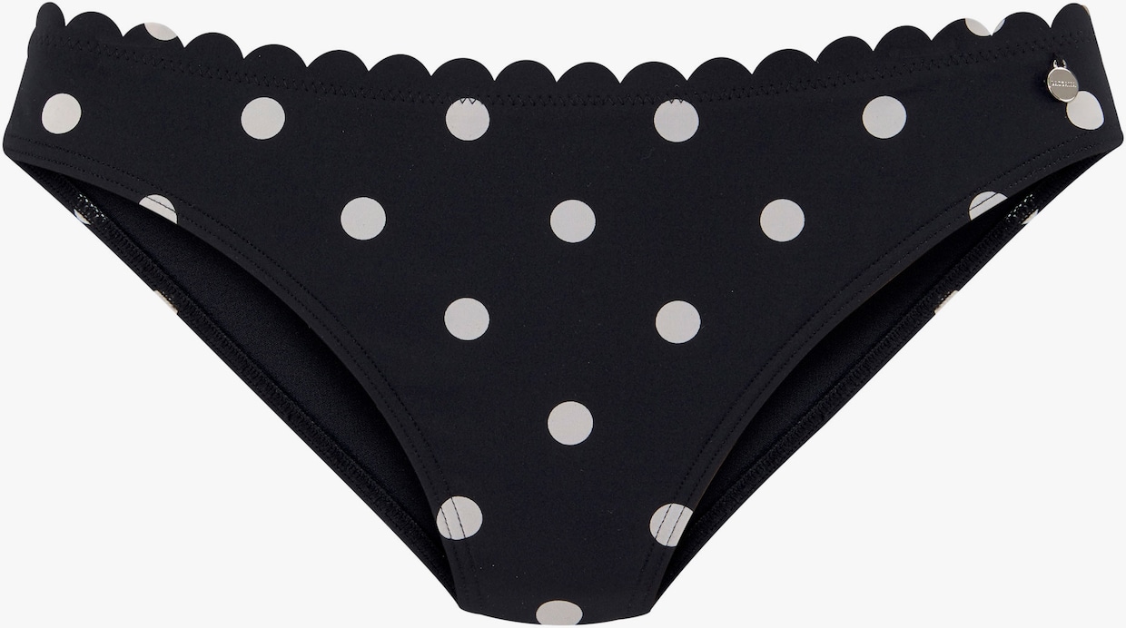 LASCANA Bas de maillot de bain - noir-blanc