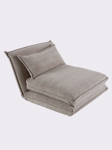 heine home Chaise longue fonctionnelle - gris