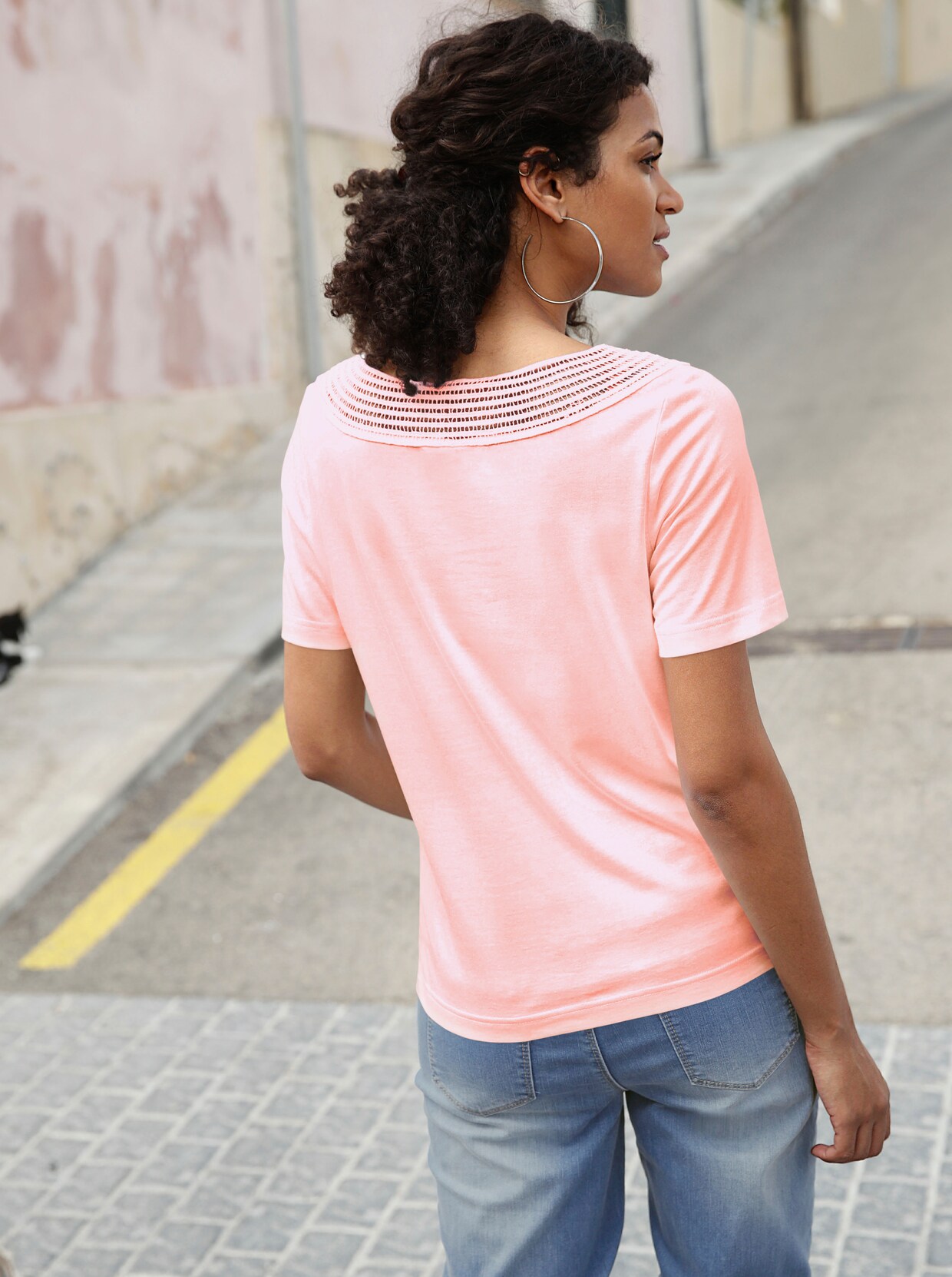 Shirt met korte mouwen - roze