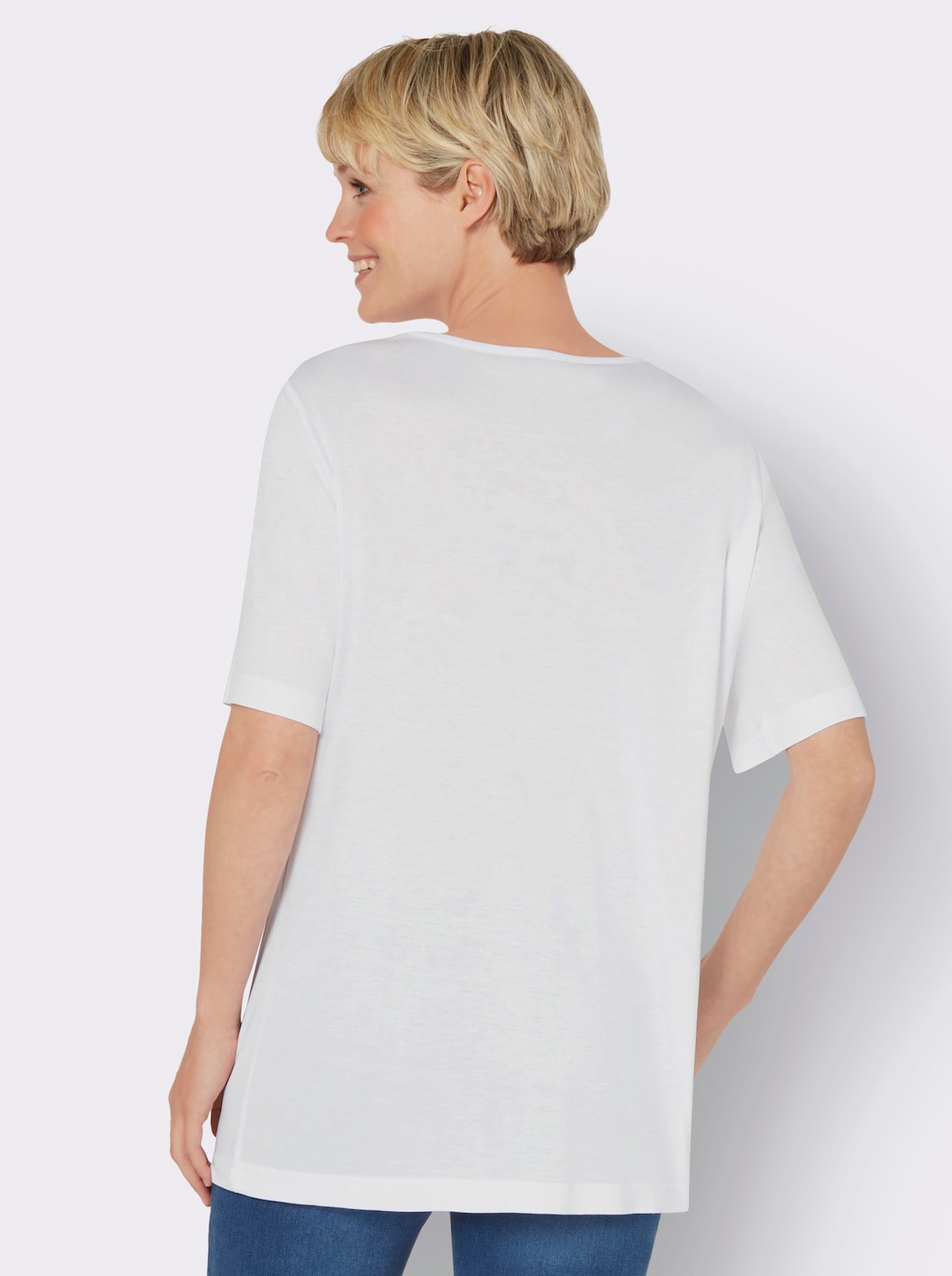 Shirt met korte mouwen - wit