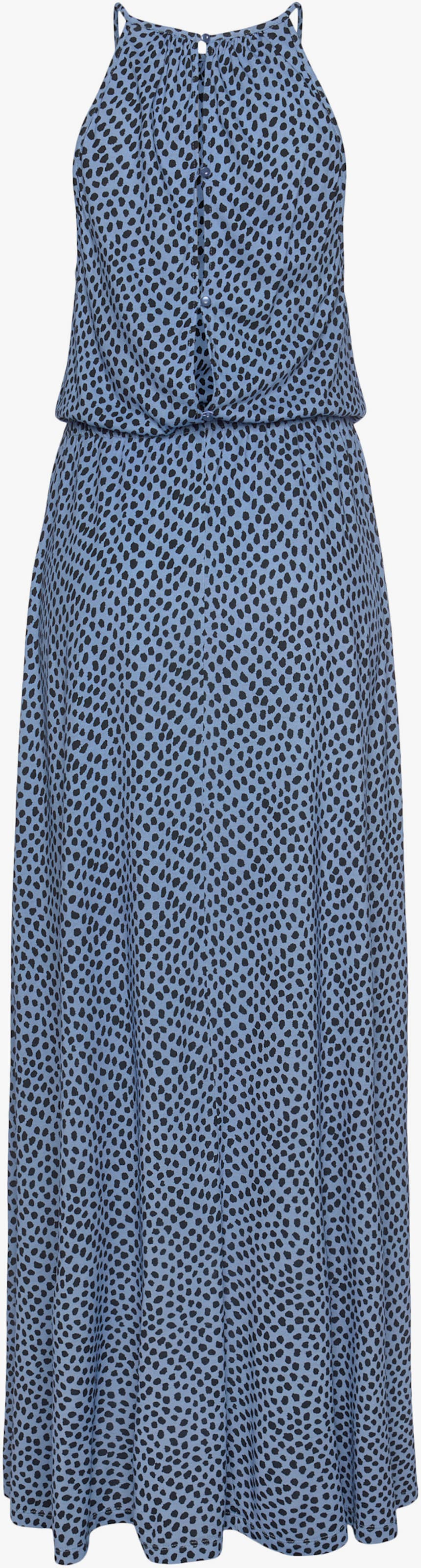 LASCANA Maxi-jurk - blauw/marine geprint