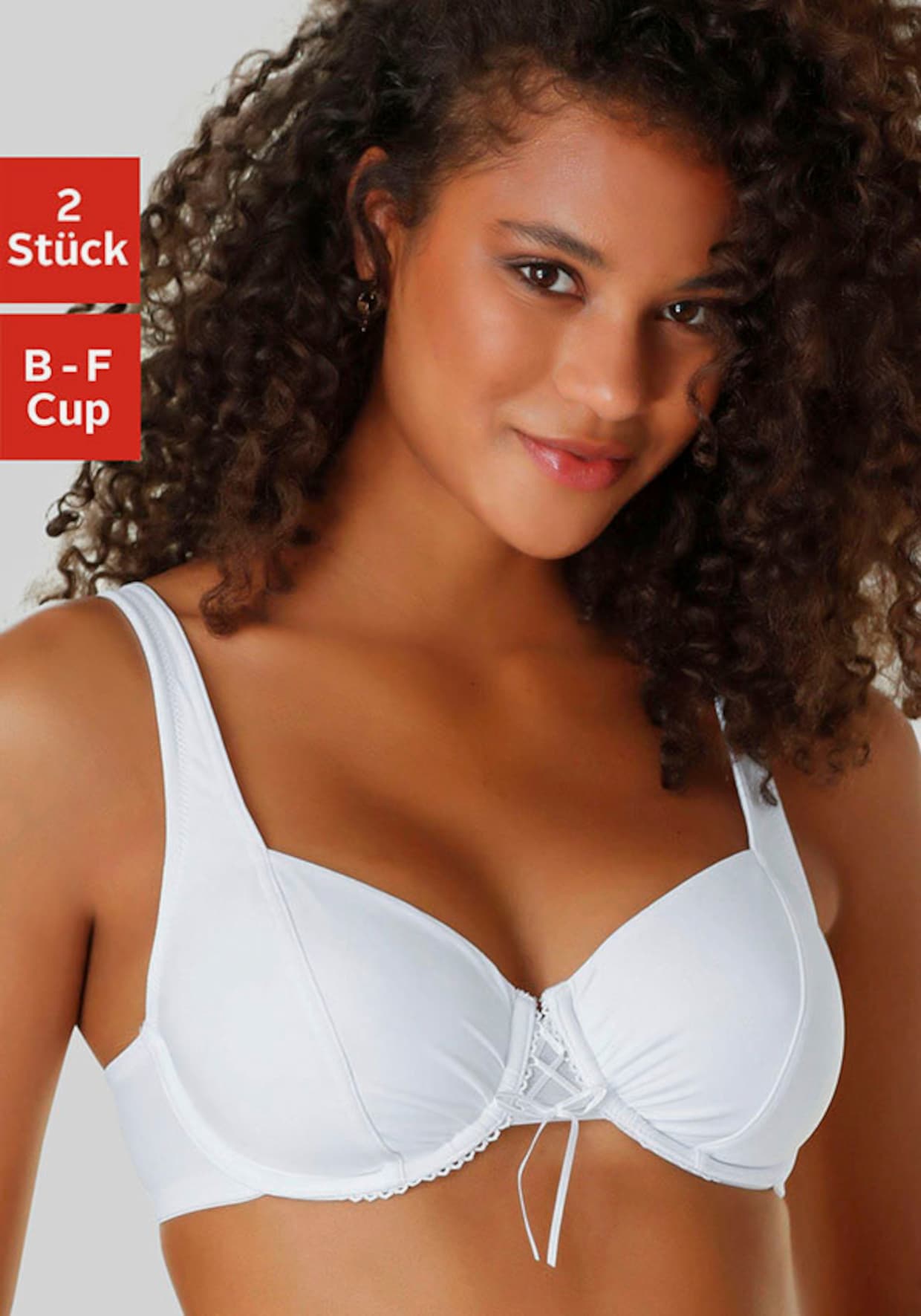 petite fleur soutien-gorge décolleté - blanc + noir