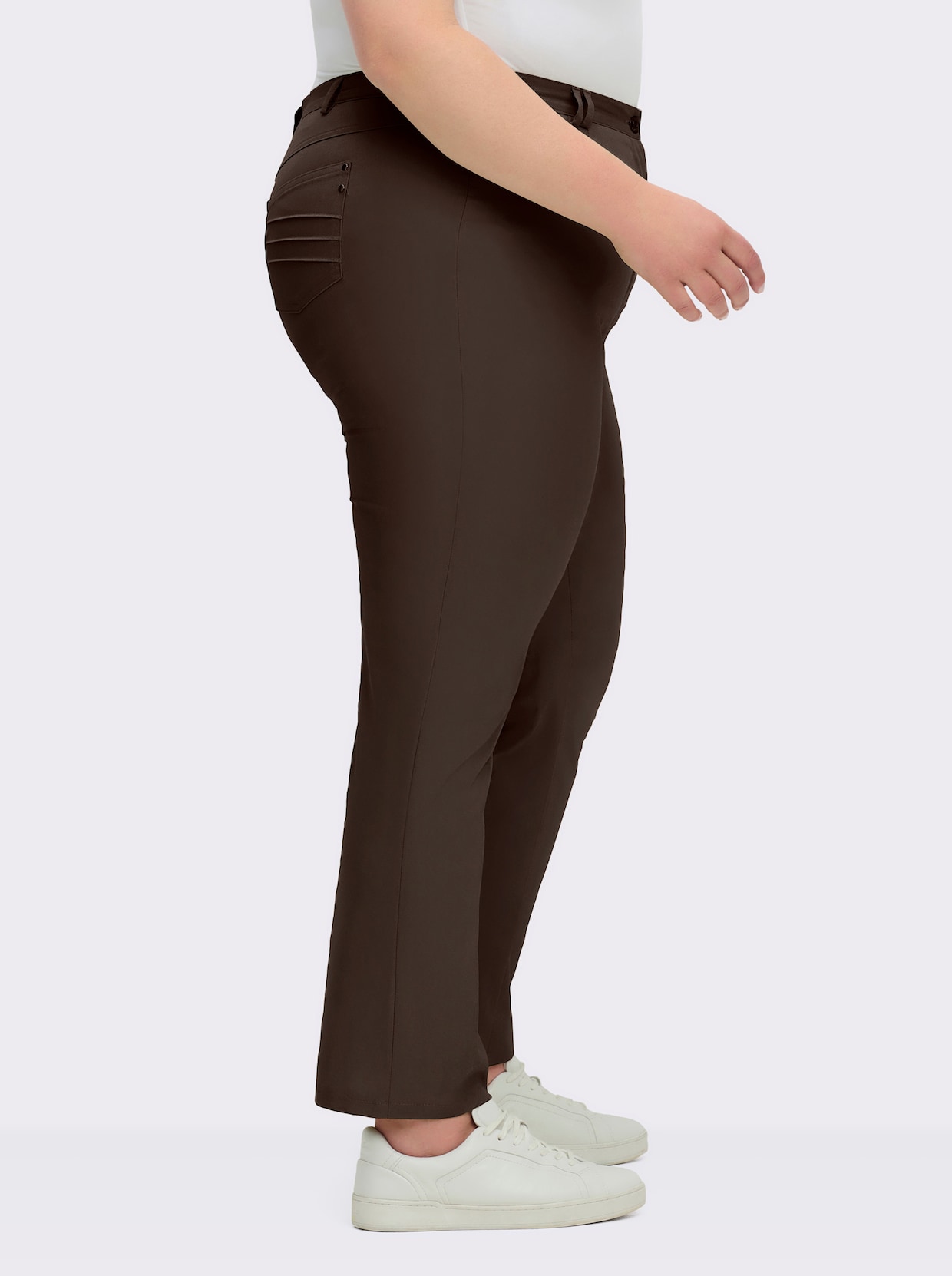 Cosma Funktionshose schmutzabweisend und knitterarm - mokka