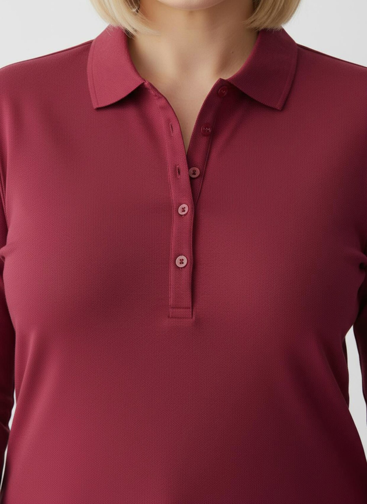 Poloshirt aus Baumwoll-Qualität - rot