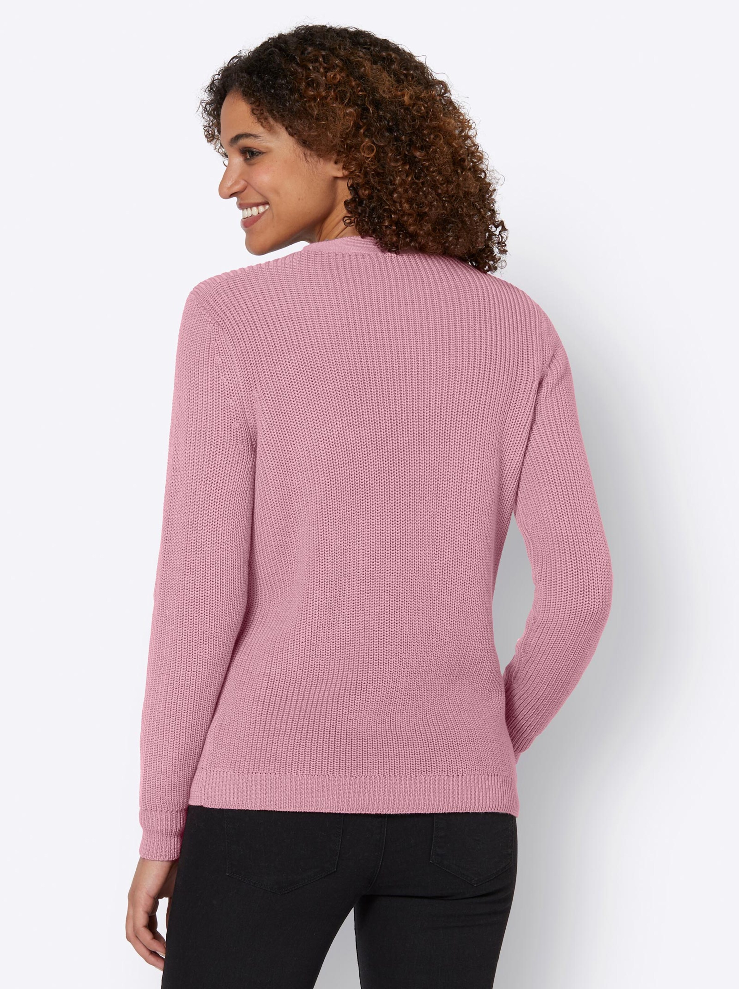 Damenmode Strickjacken Strickjacke in altrosa Damenmode Strickjacken Strickjacke in altrosa