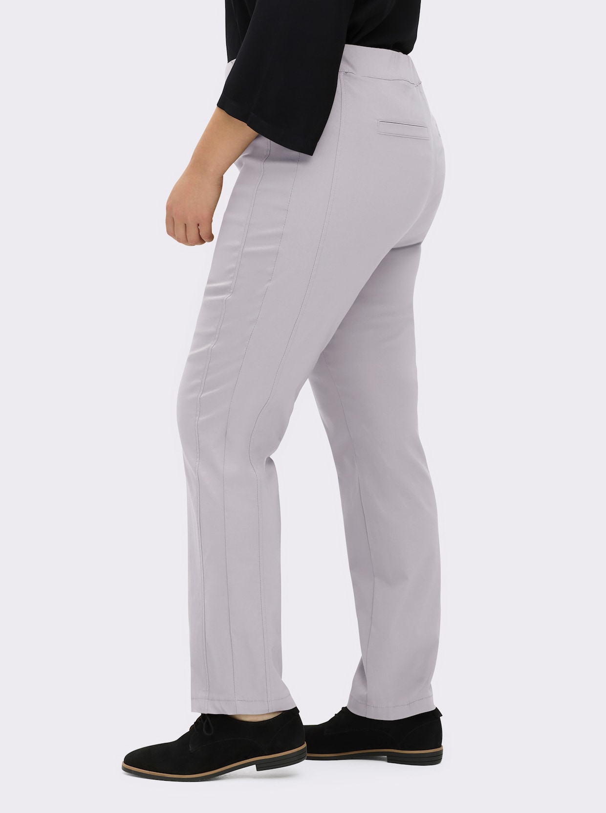 Stehmann Comfort line Hose mit Dehnbund, Viskose-Qualität - rosé