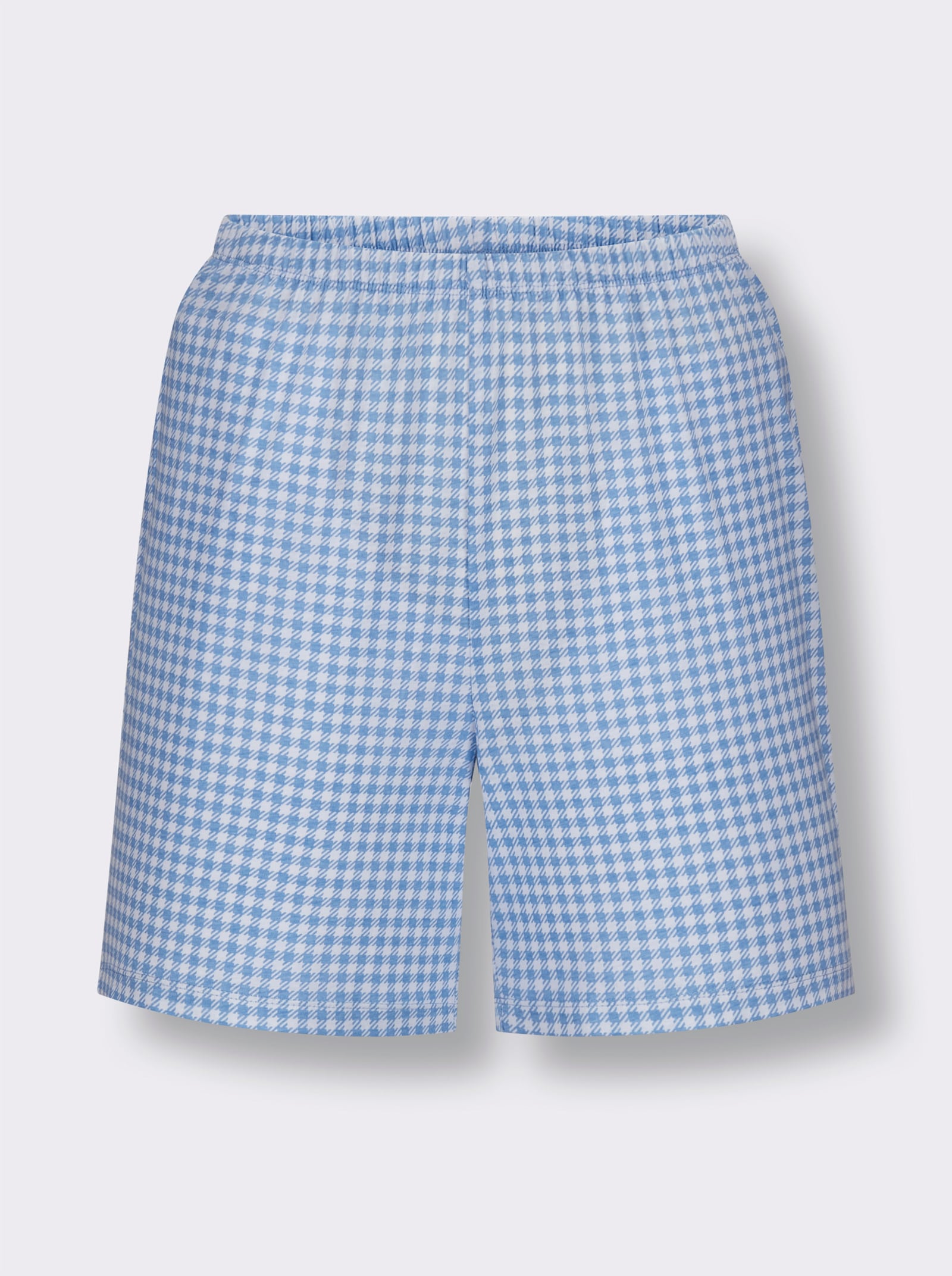 wäschepur Shortys - fuchsia-kariert + himmelblau-kariert