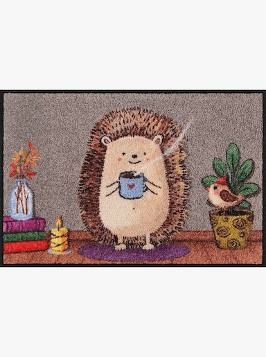 Salonloewe Fußmatte - taupe-bedruckt