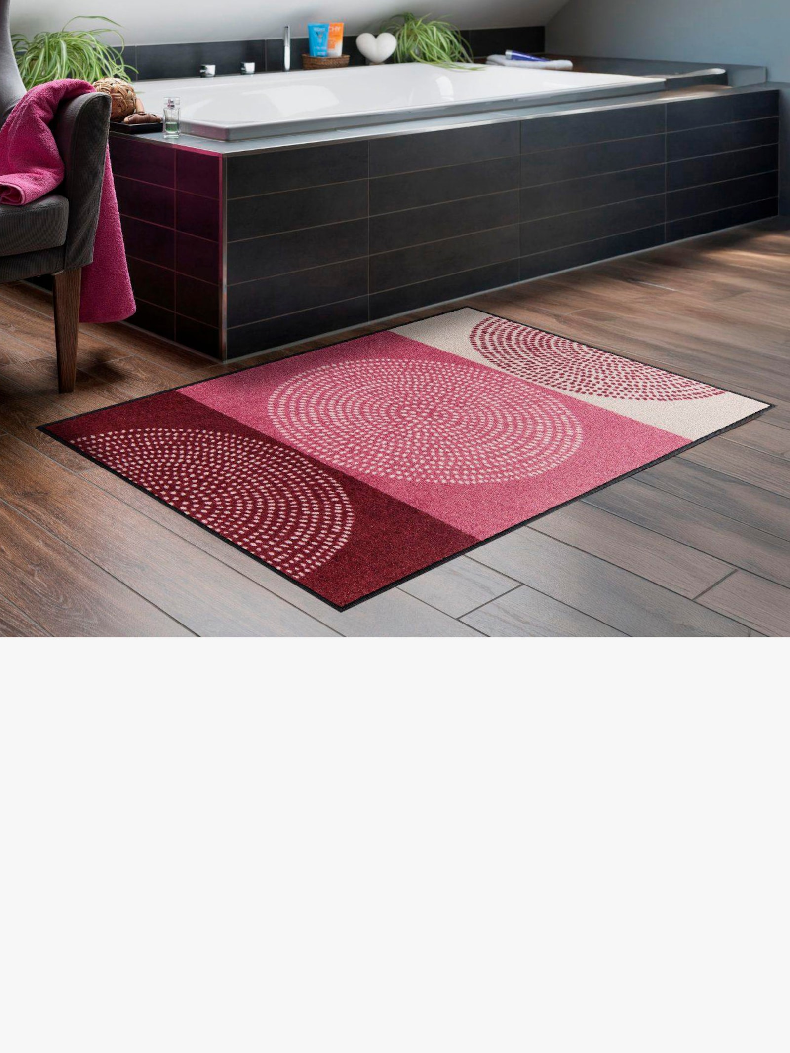 Salonloewe Fußmatte - rosé-beere