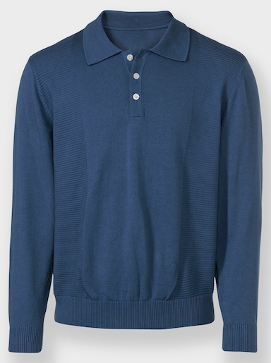 Marco Donati Polopullover - jeansblauw