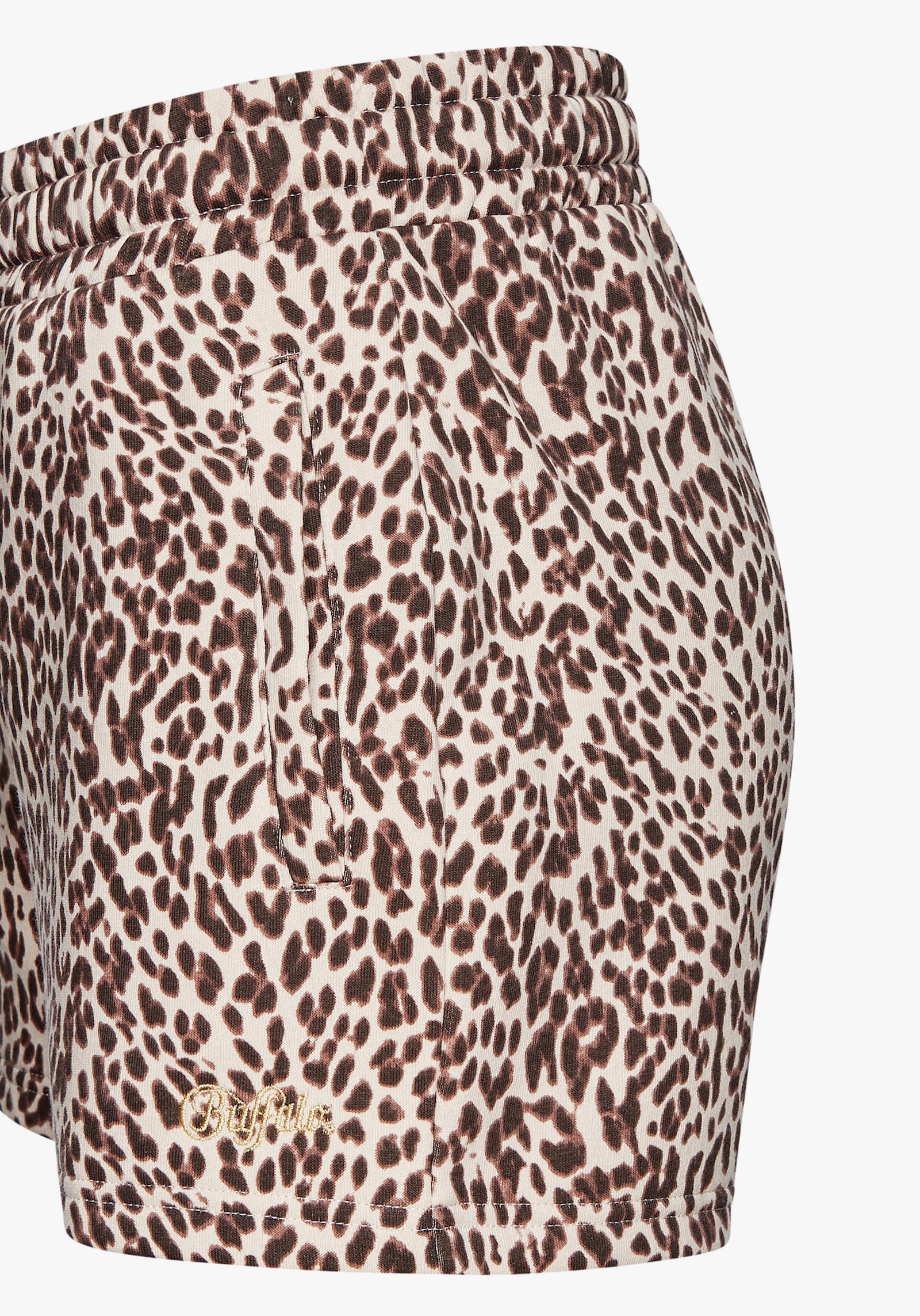 Buffalo Short en matière sweat - beige léopard
