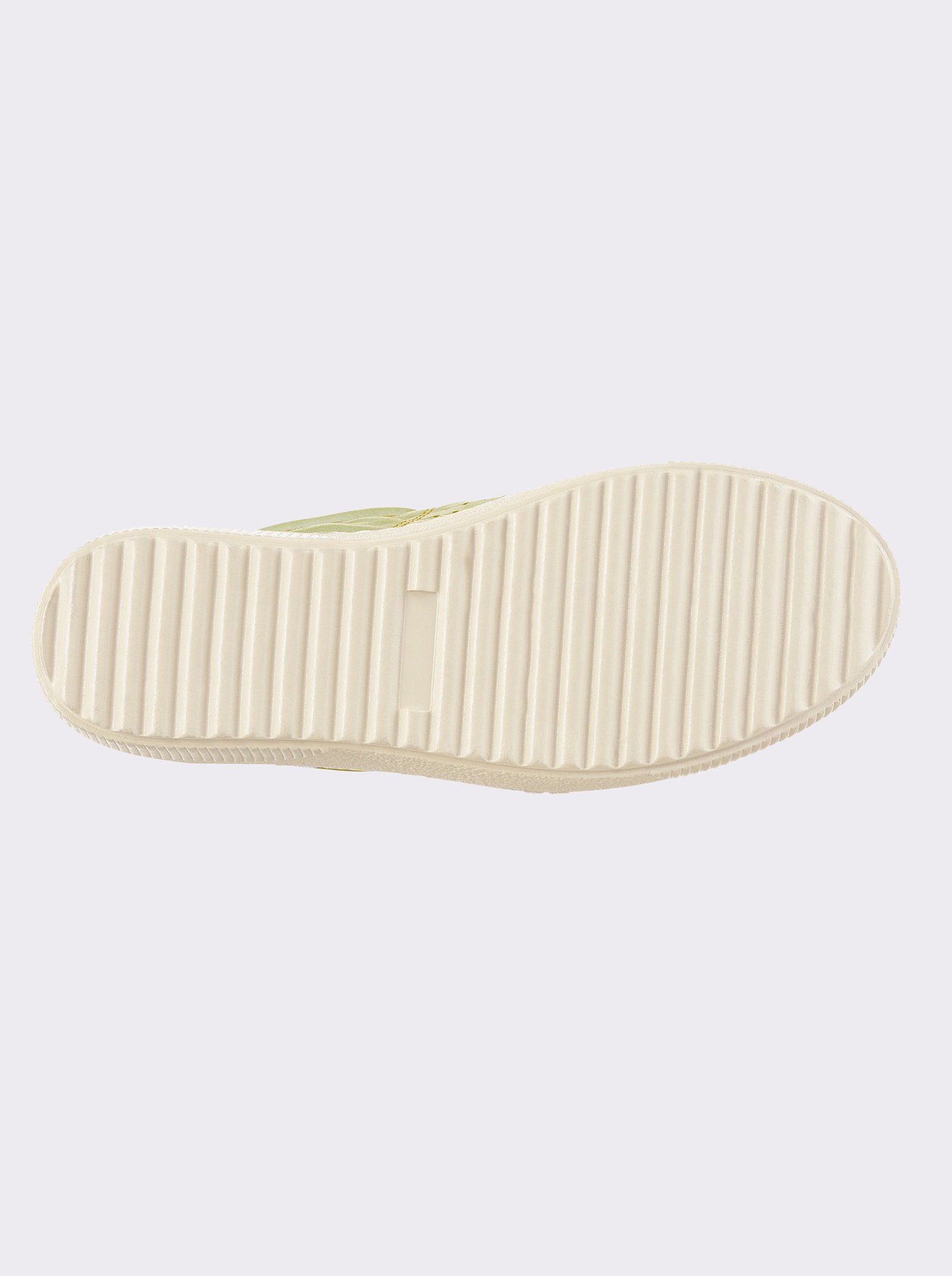 airsoft modern+ Sneaker mit perforiertem Einsatz - lindgrün