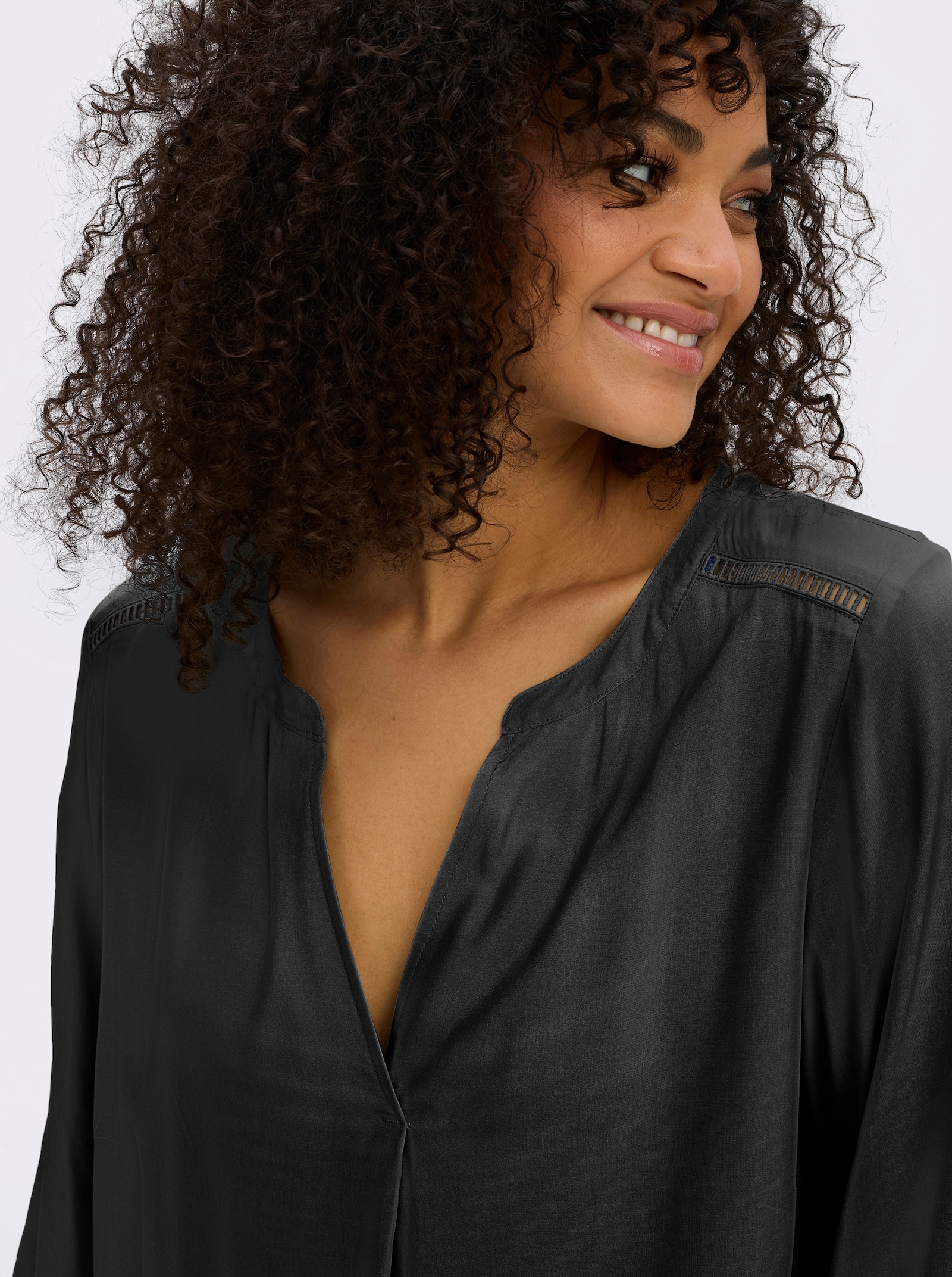 sheego Tunika - schwarz