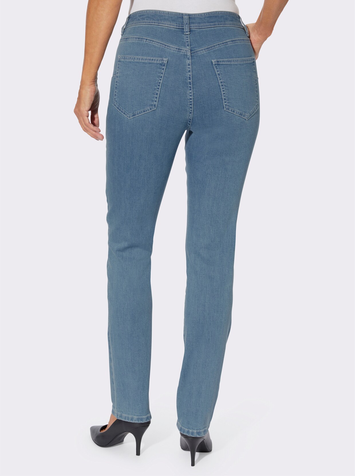 Jeans - blue-bleached