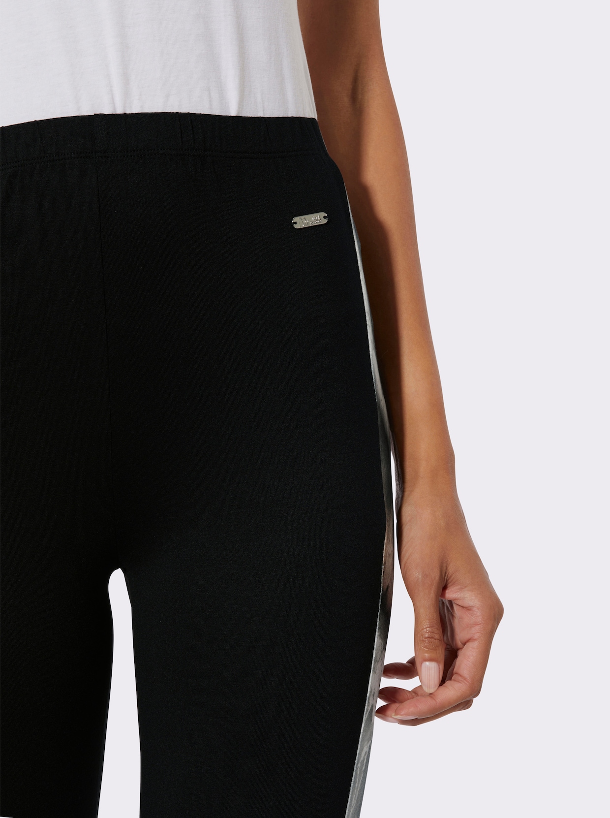 feel good Leggings - schwarz-camel