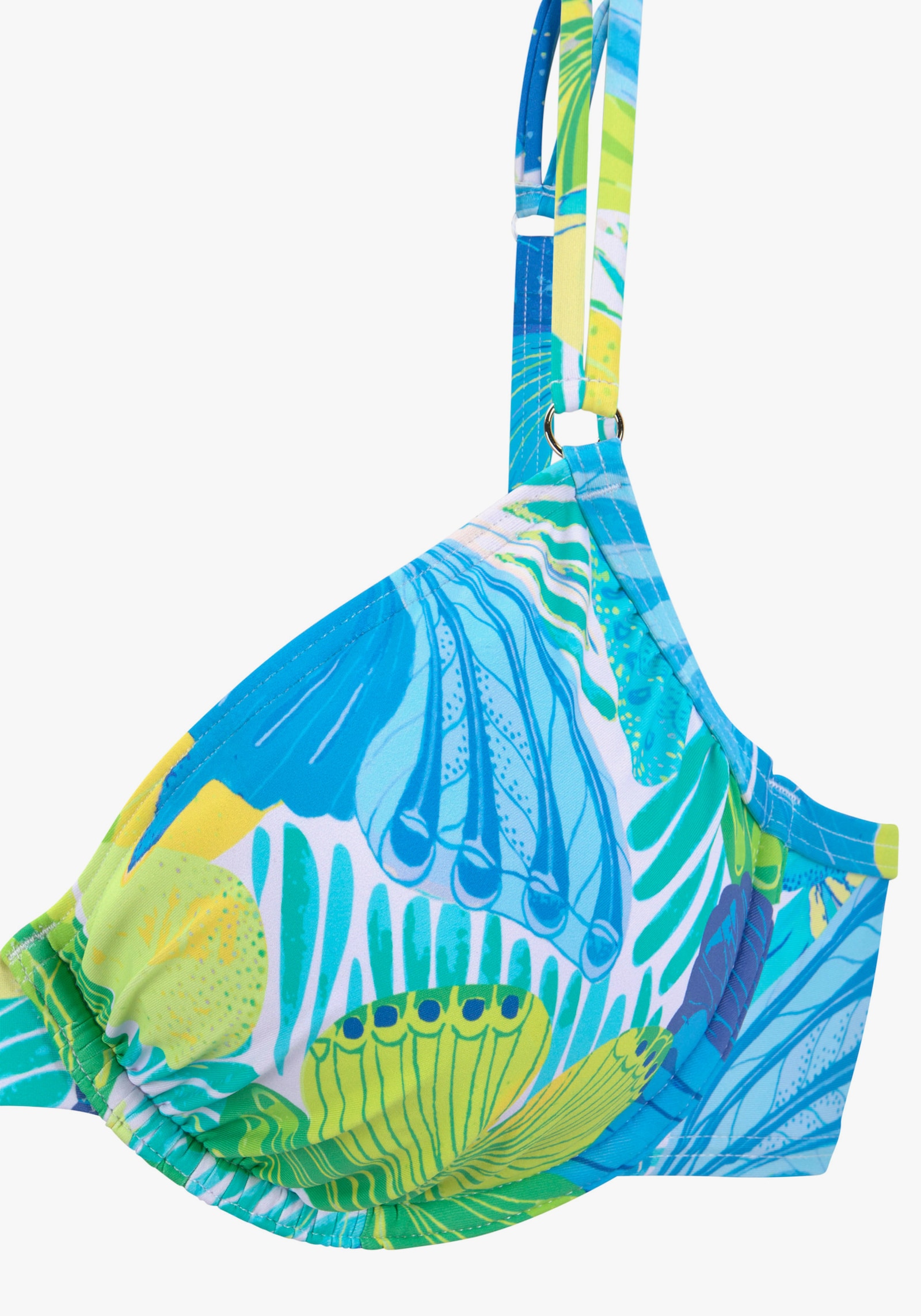 Sunseeker Haut de maillot de bain à armatures - bleu-vert