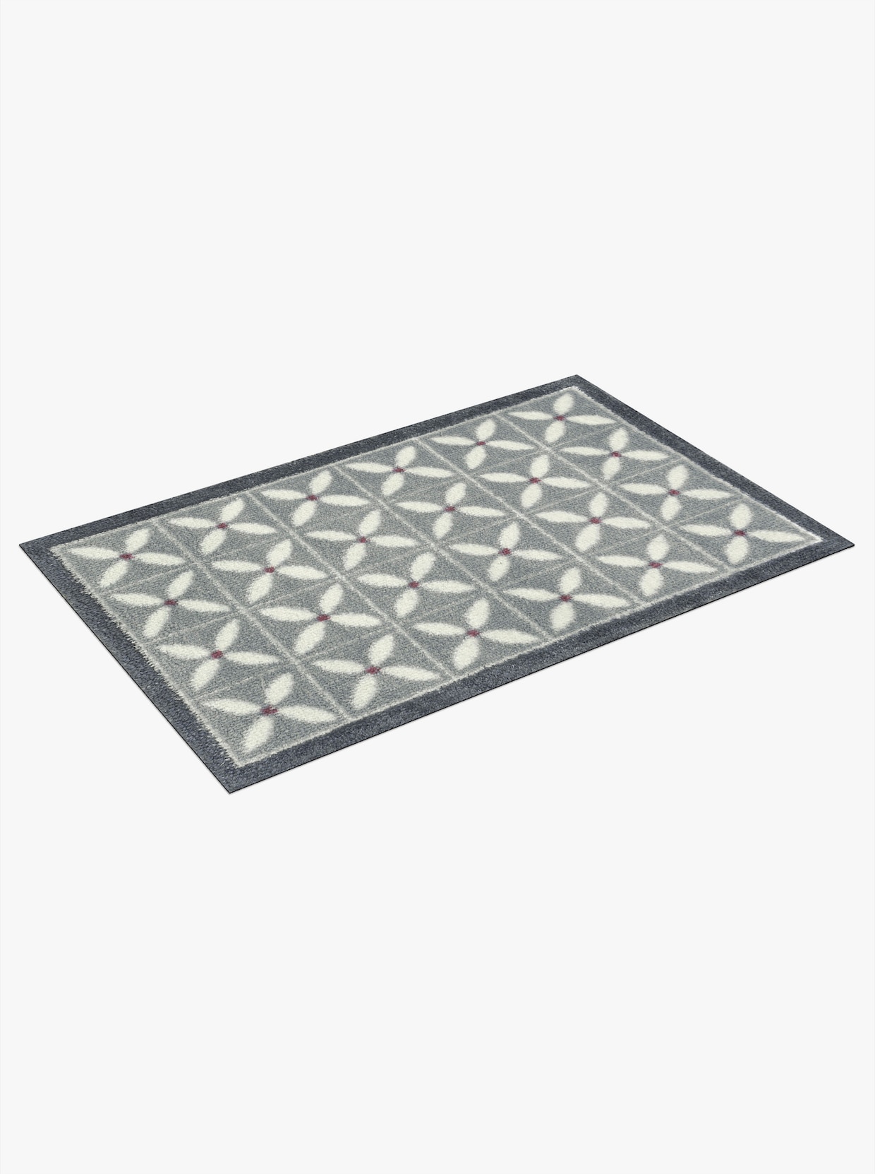 Turtle Mat Fußmatte - grau-ecru