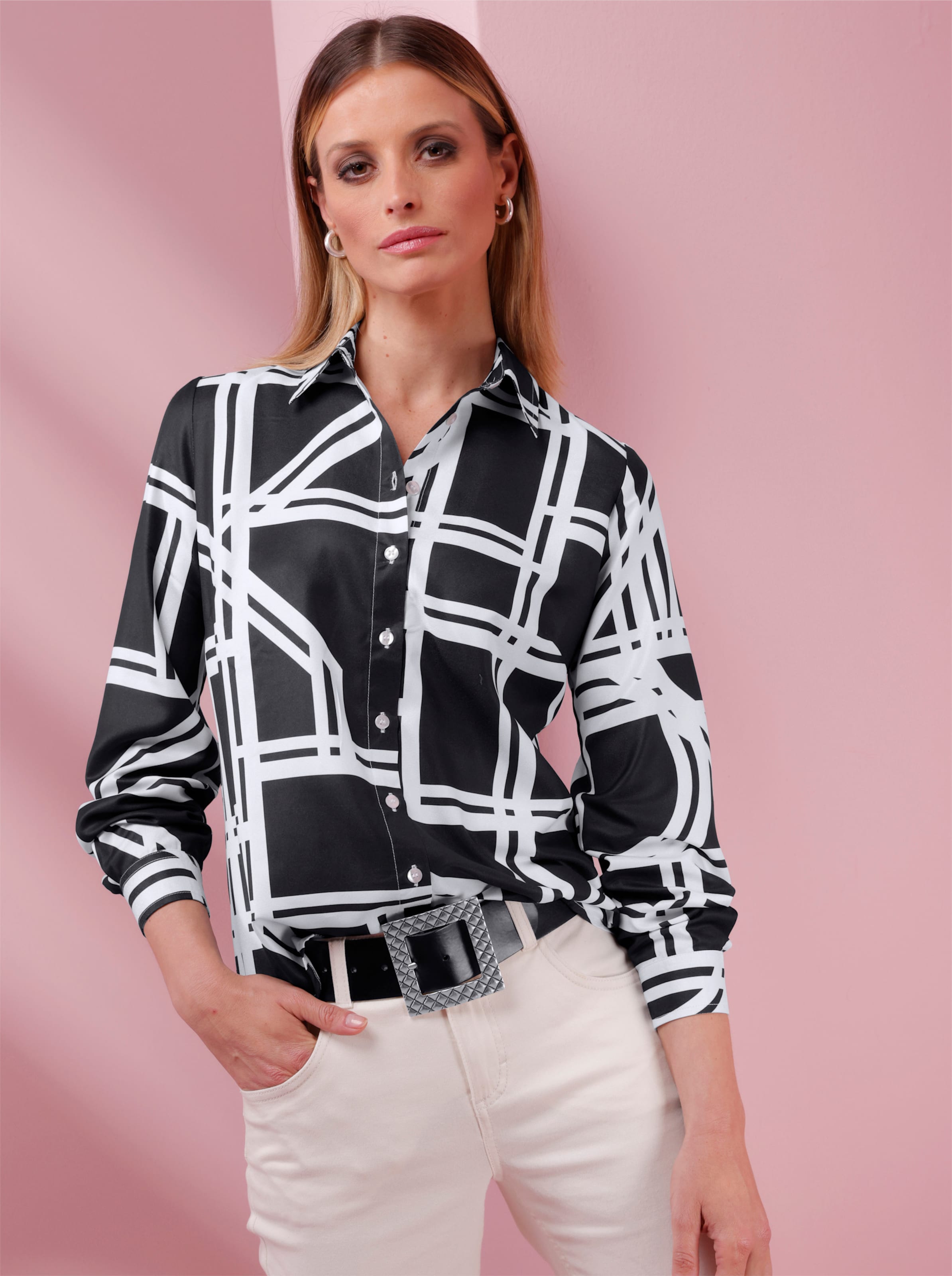 Druckbluse