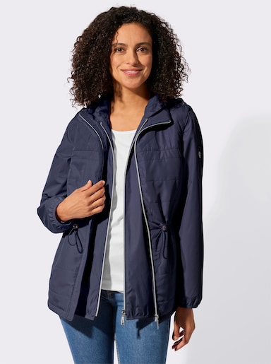 3-in-1-Funktionsjacke im Steppmuster-Mix - marine