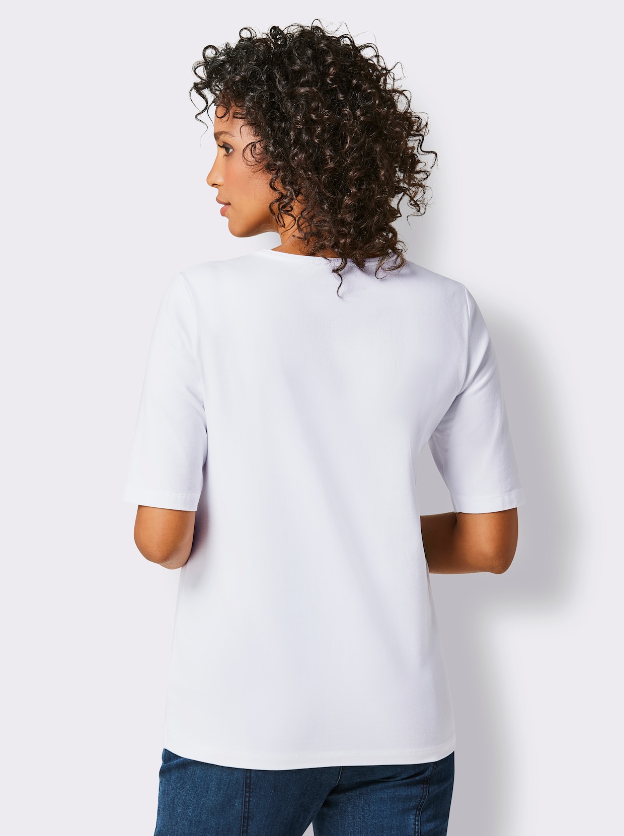 CREATION L PREMIUM Shirt met korte mouwen - wit