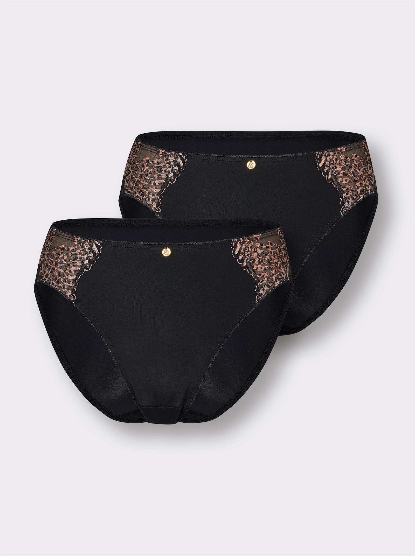 wäschepur Jazzpants - schwarz-camel
