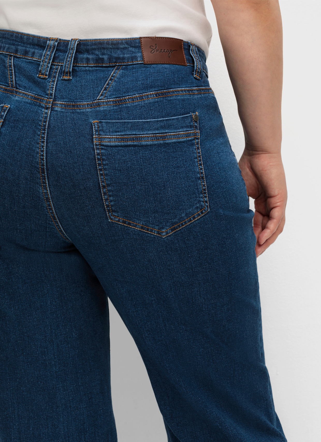 sheego Jeans - dark blue denim