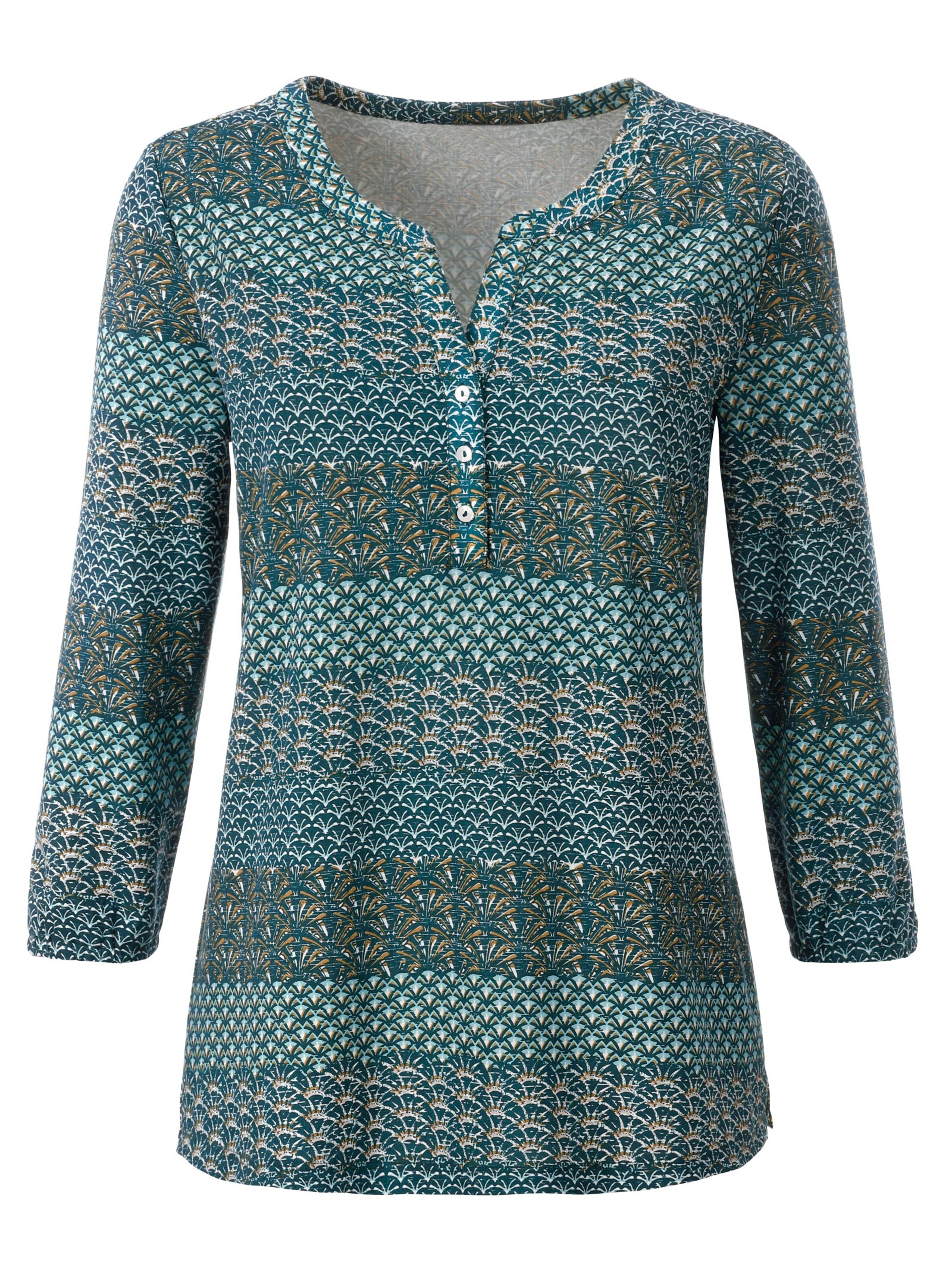 Shirt - türkis-blau