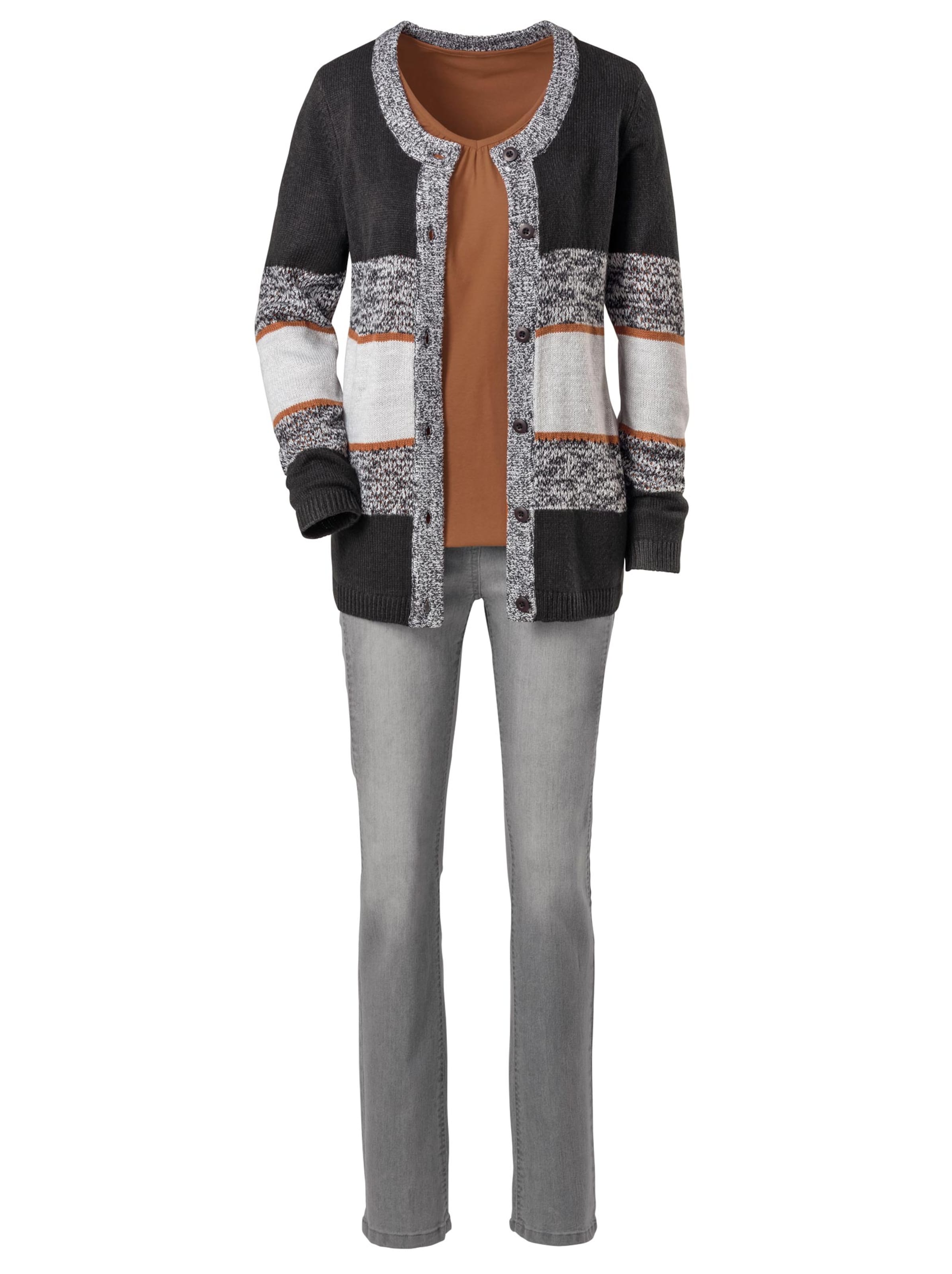 Strickjacke - schwarz