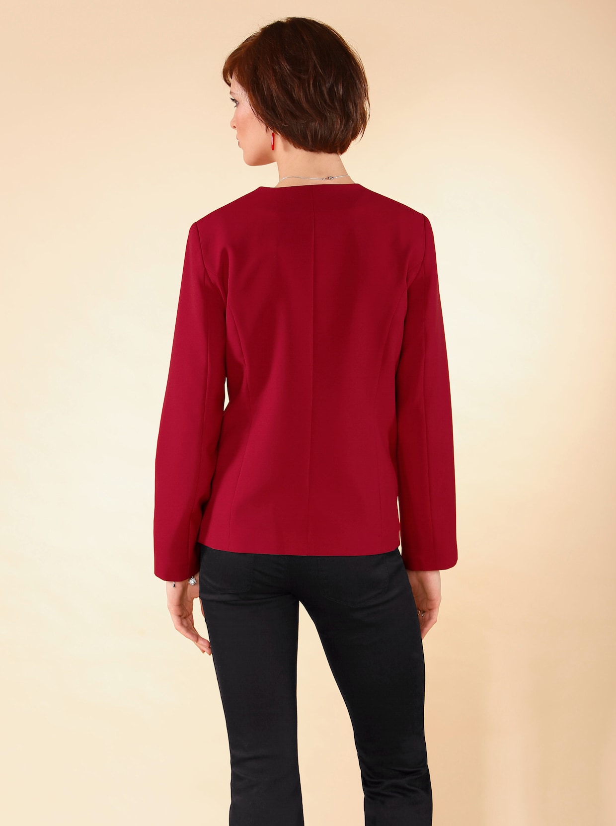 Korte blazer - rood