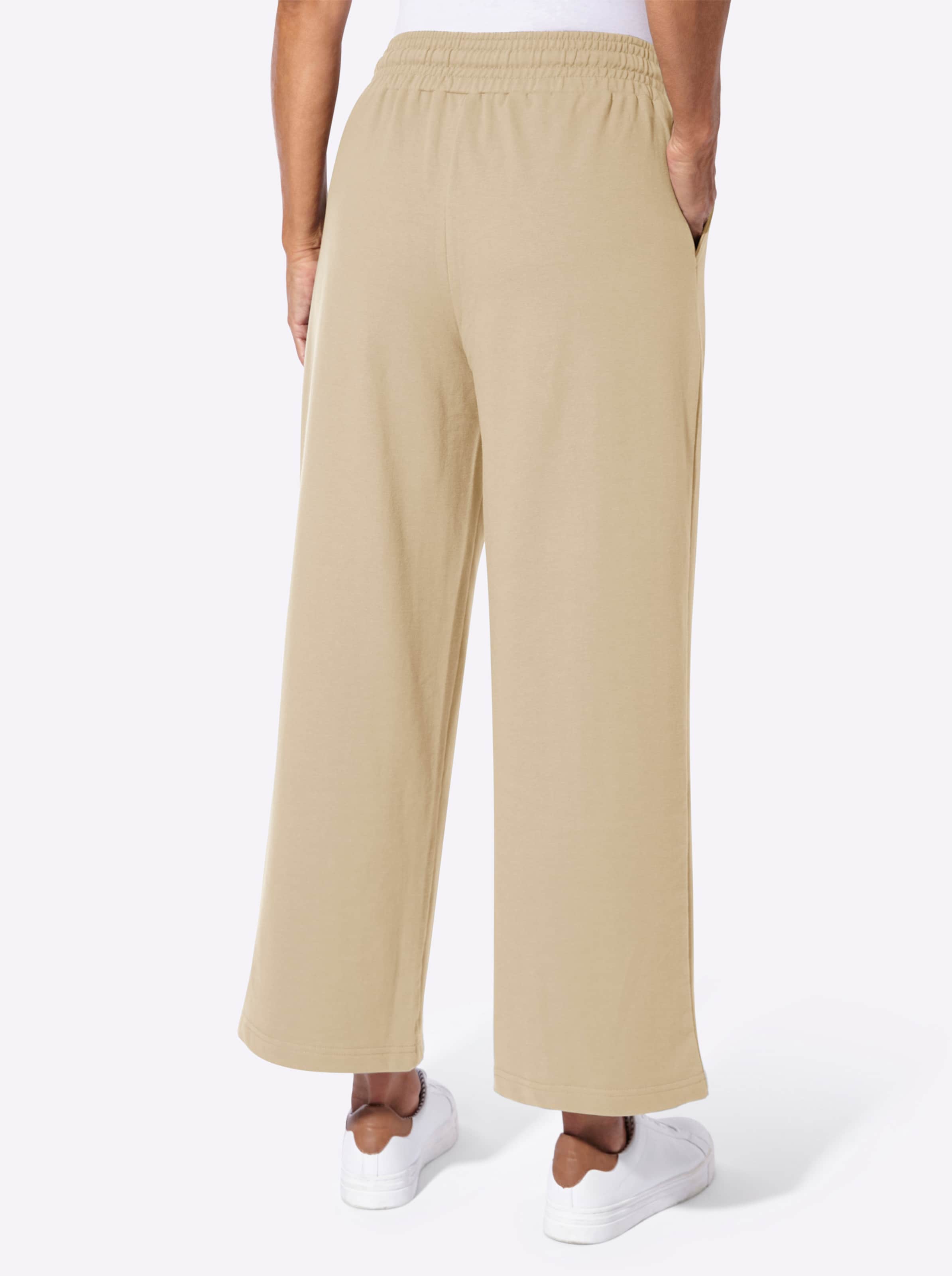 Damen Sweathose mit Rundum-Dehnbund beige, Größe 36 - Bild 4