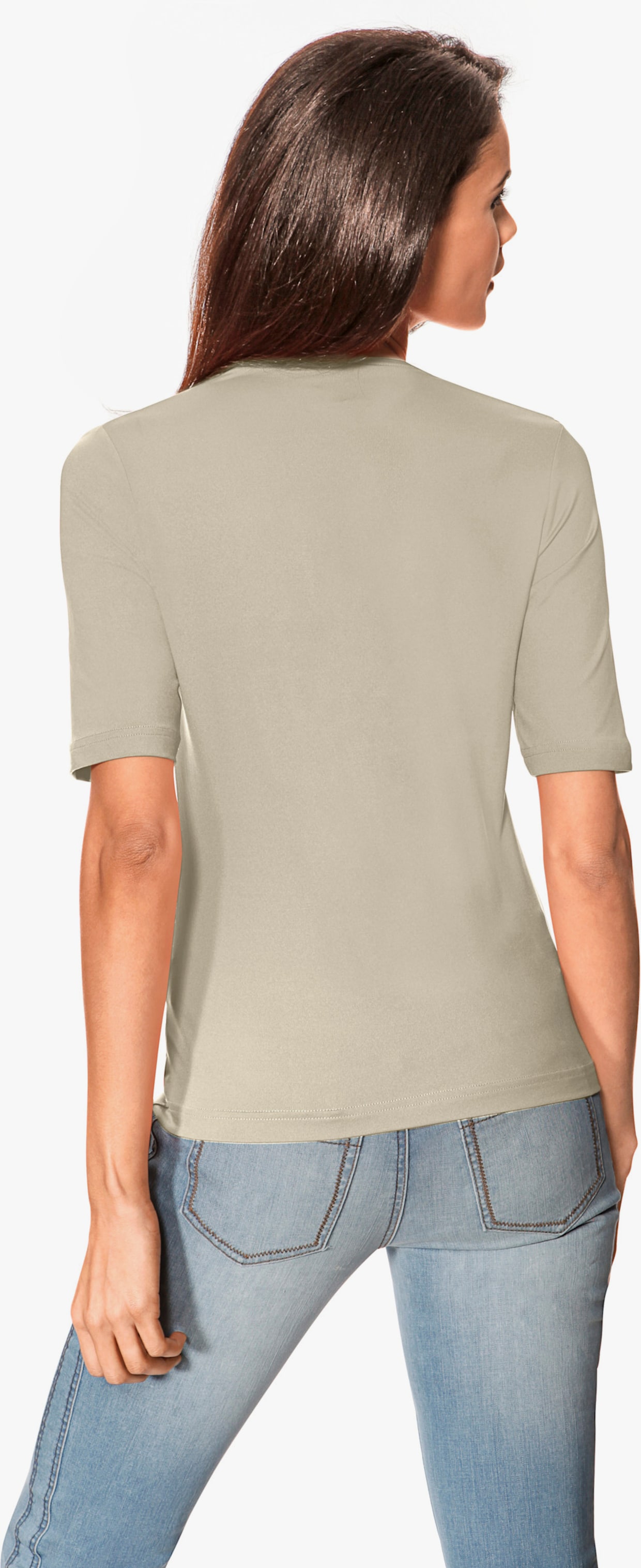 heine V-Shirt - sand