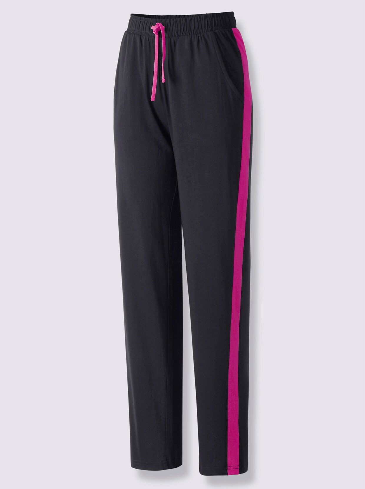 Vrijetijdsbroek - marine/magenta