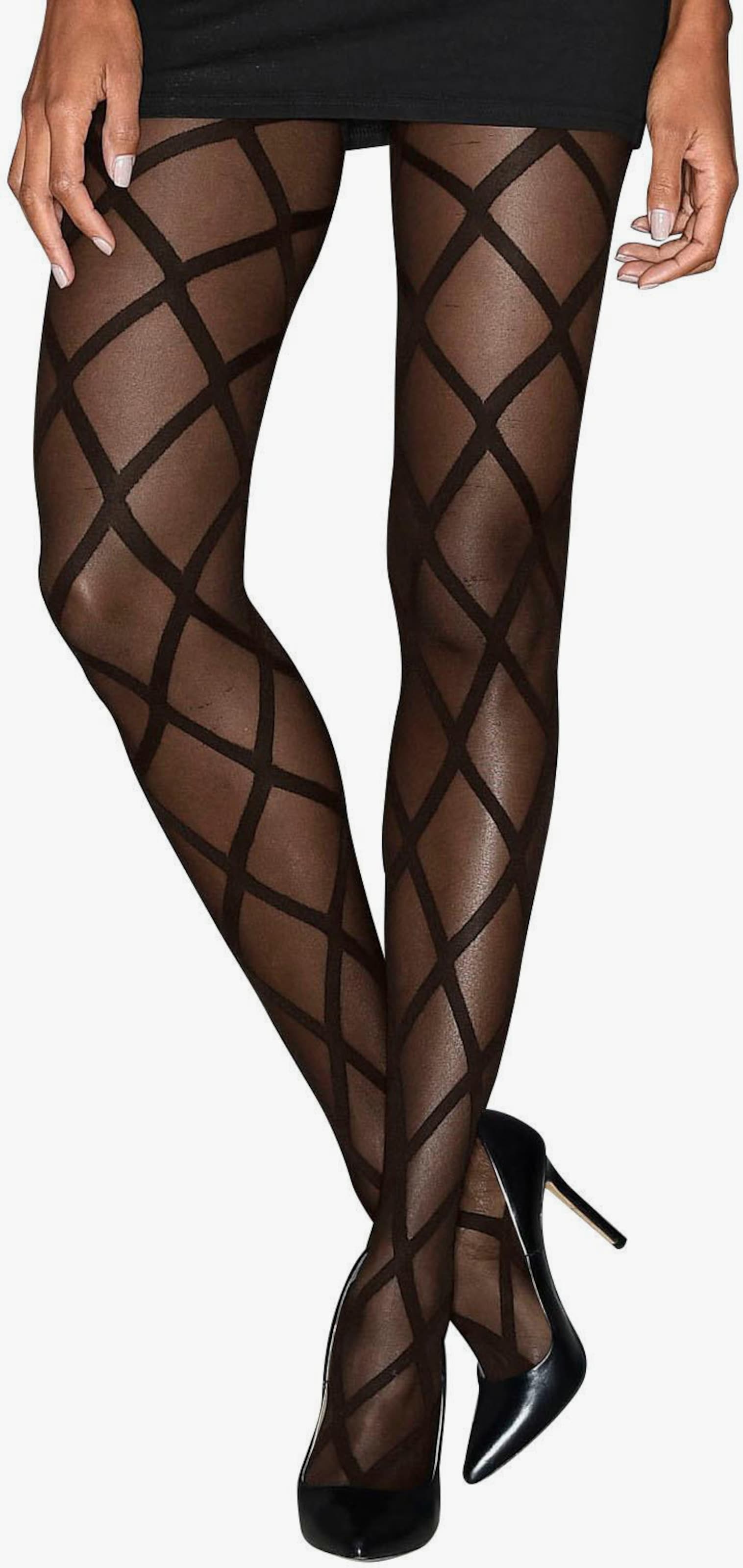 petite fleur gold Collants fins - noir