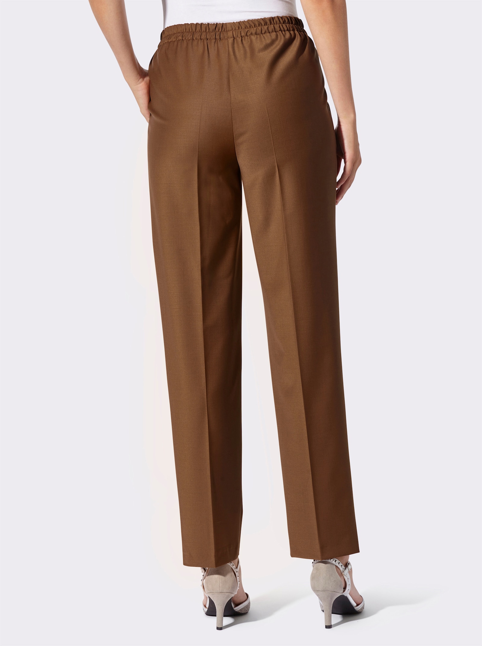 Come on Schlupfhose mit Sicherheitstaschen - braun