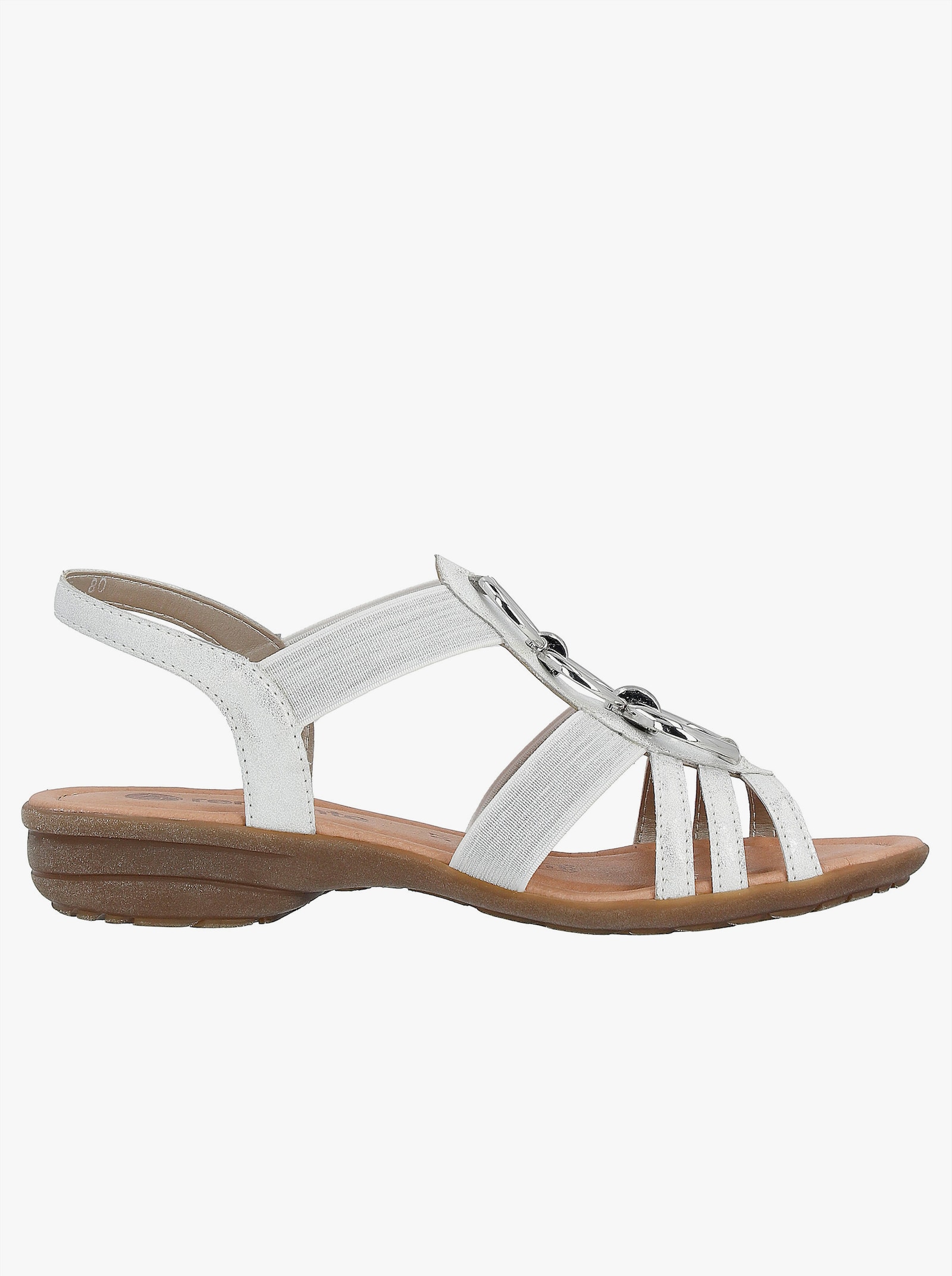 Remonte Sandale für den schlanken Fuß - weiß